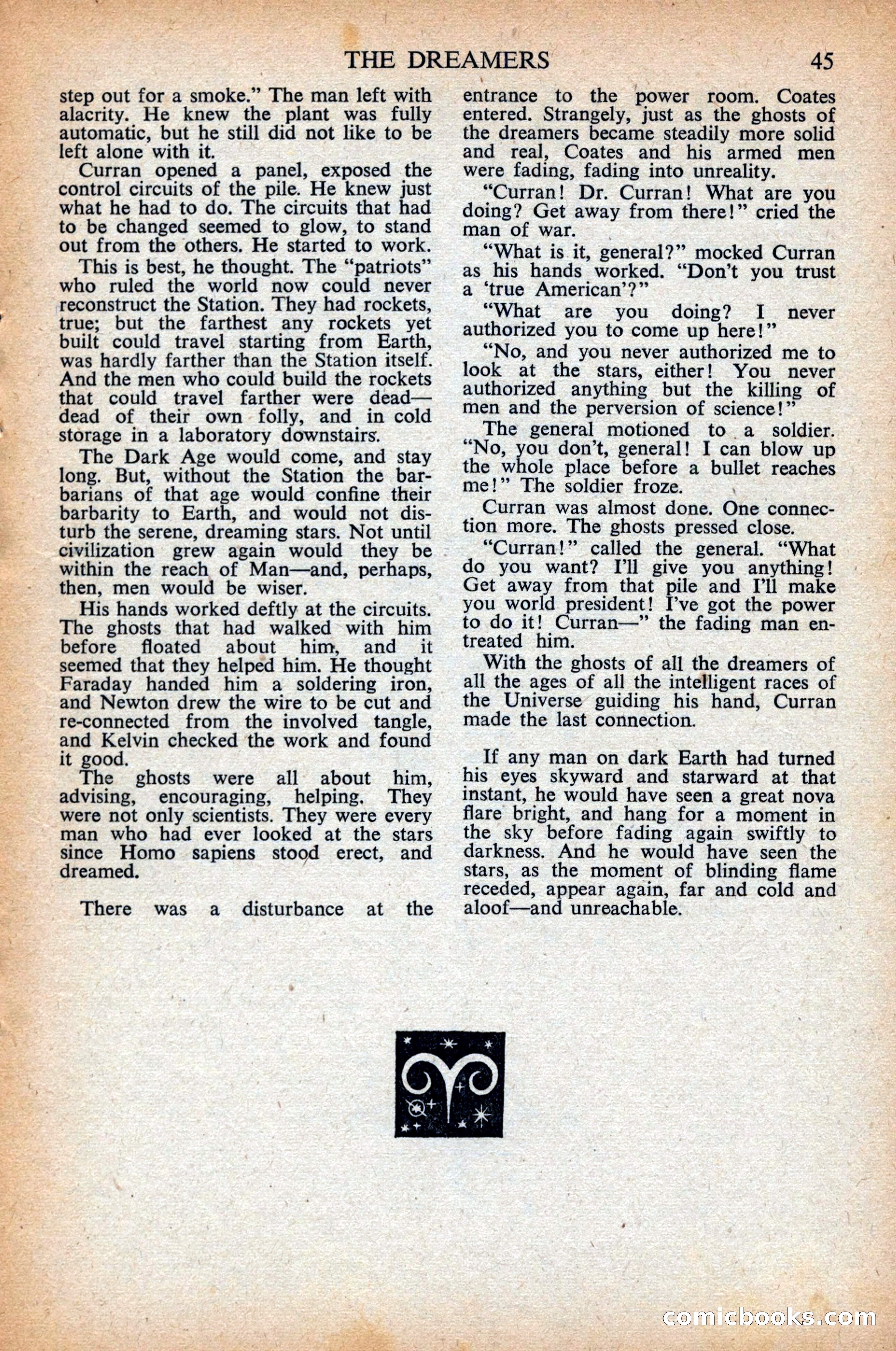 Astounding Science Fiction, British Edition, April 1948 — page 47 of 68