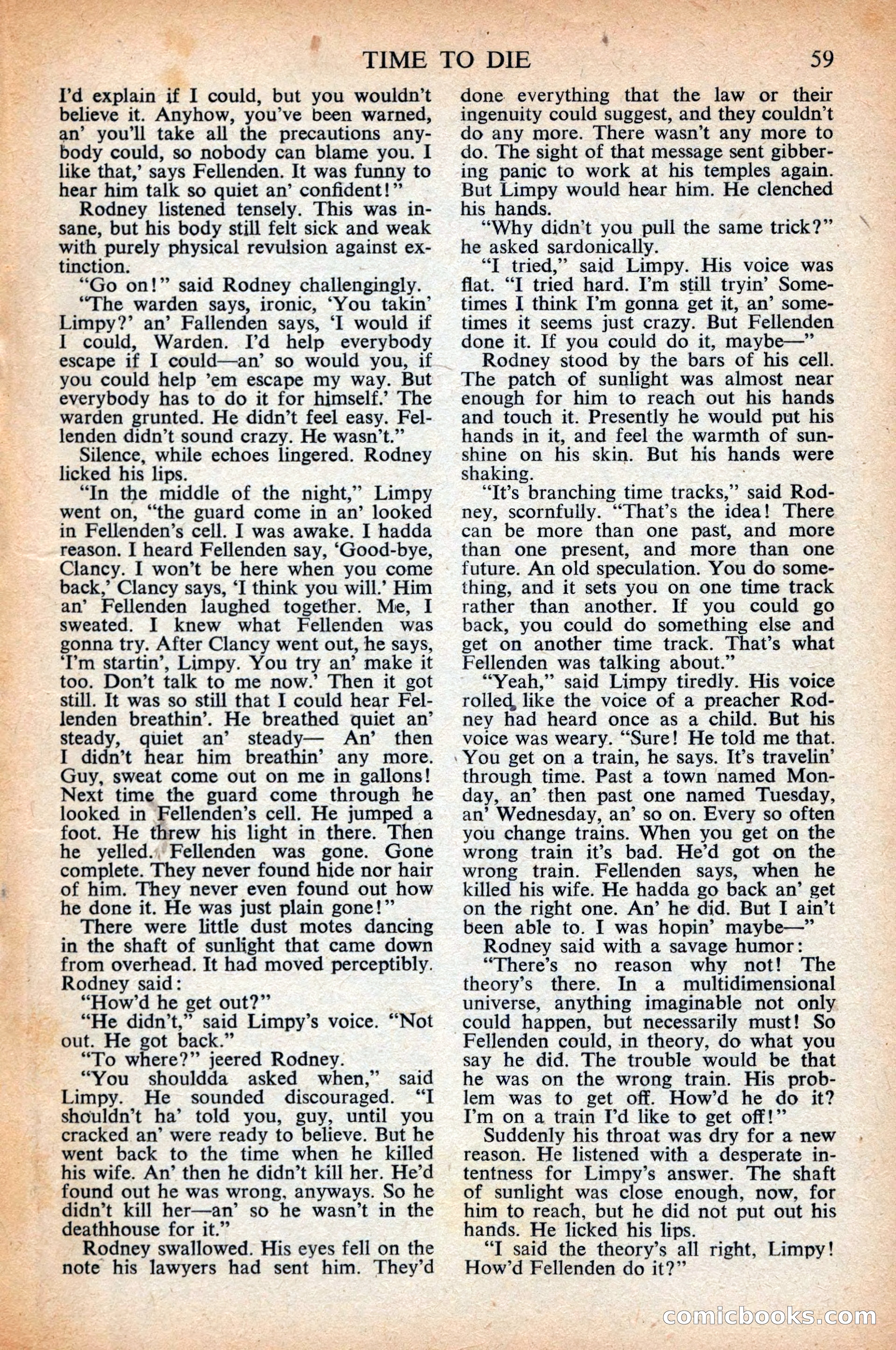 Astounding Science Fiction, British Edition, April 1948 — page 61 of 68