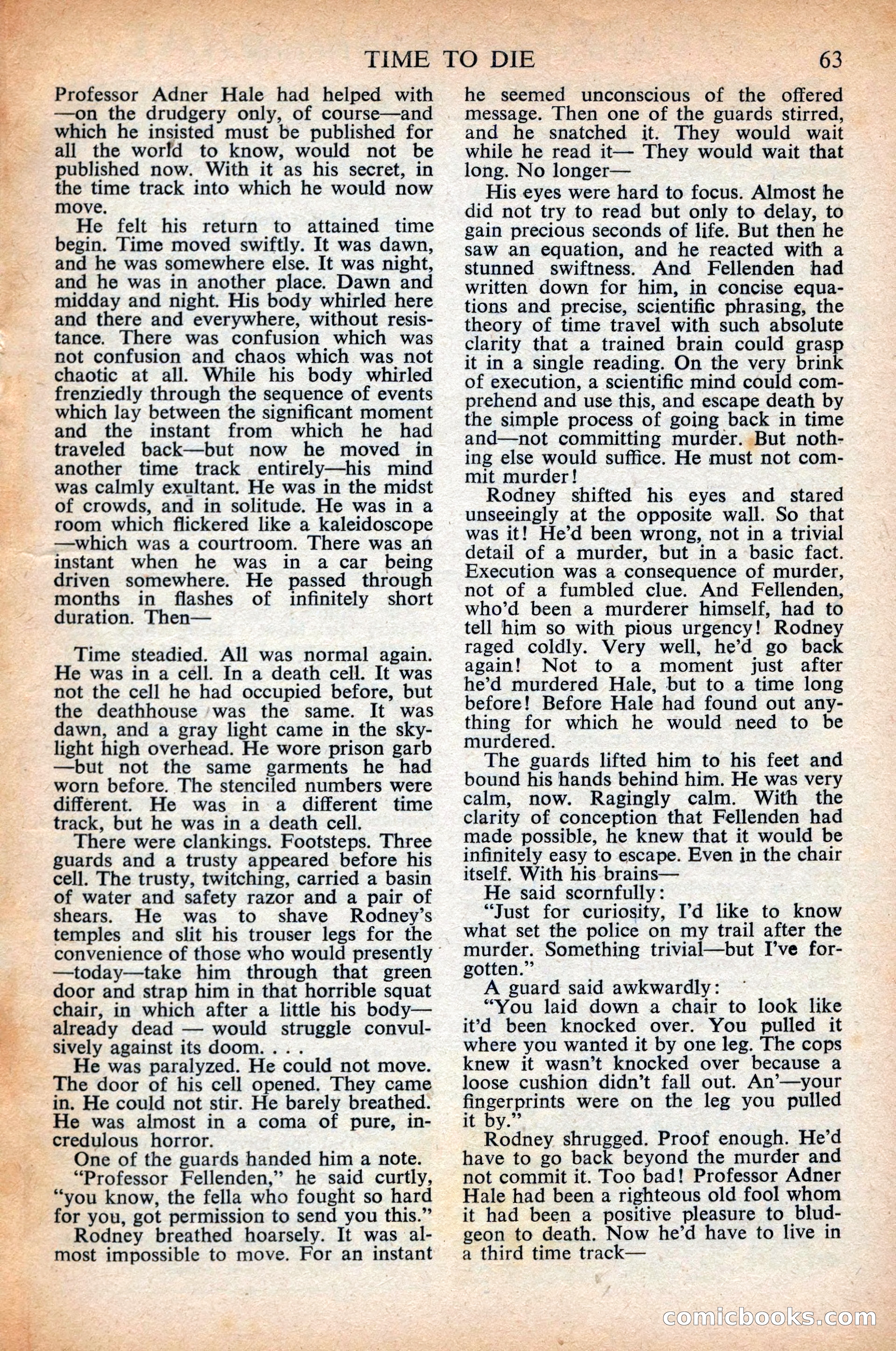Astounding Science Fiction, British Edition, April 1948 — page 65 of 68