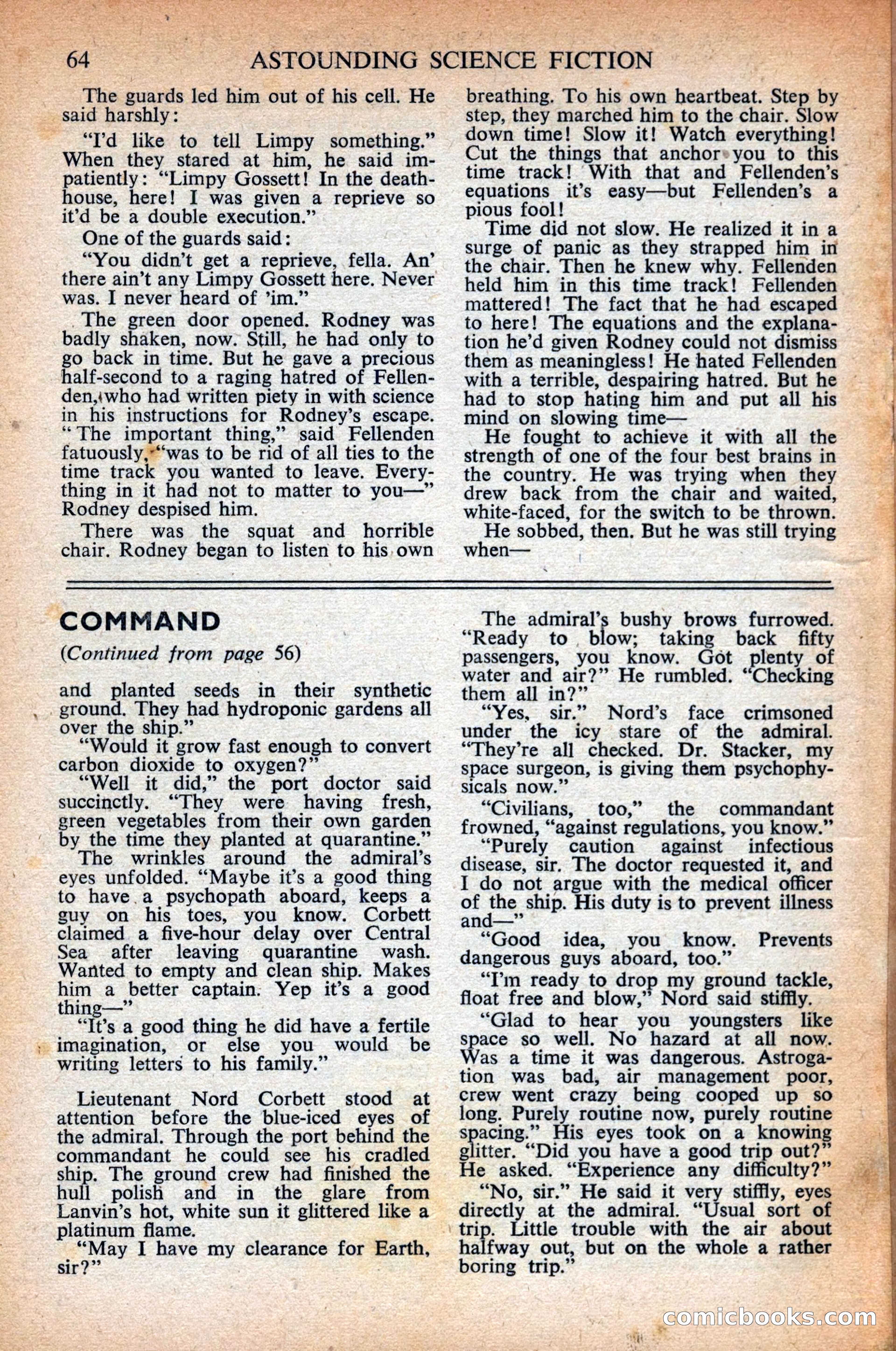Astounding Science Fiction, British Edition, April 1948 — page 66 of 68