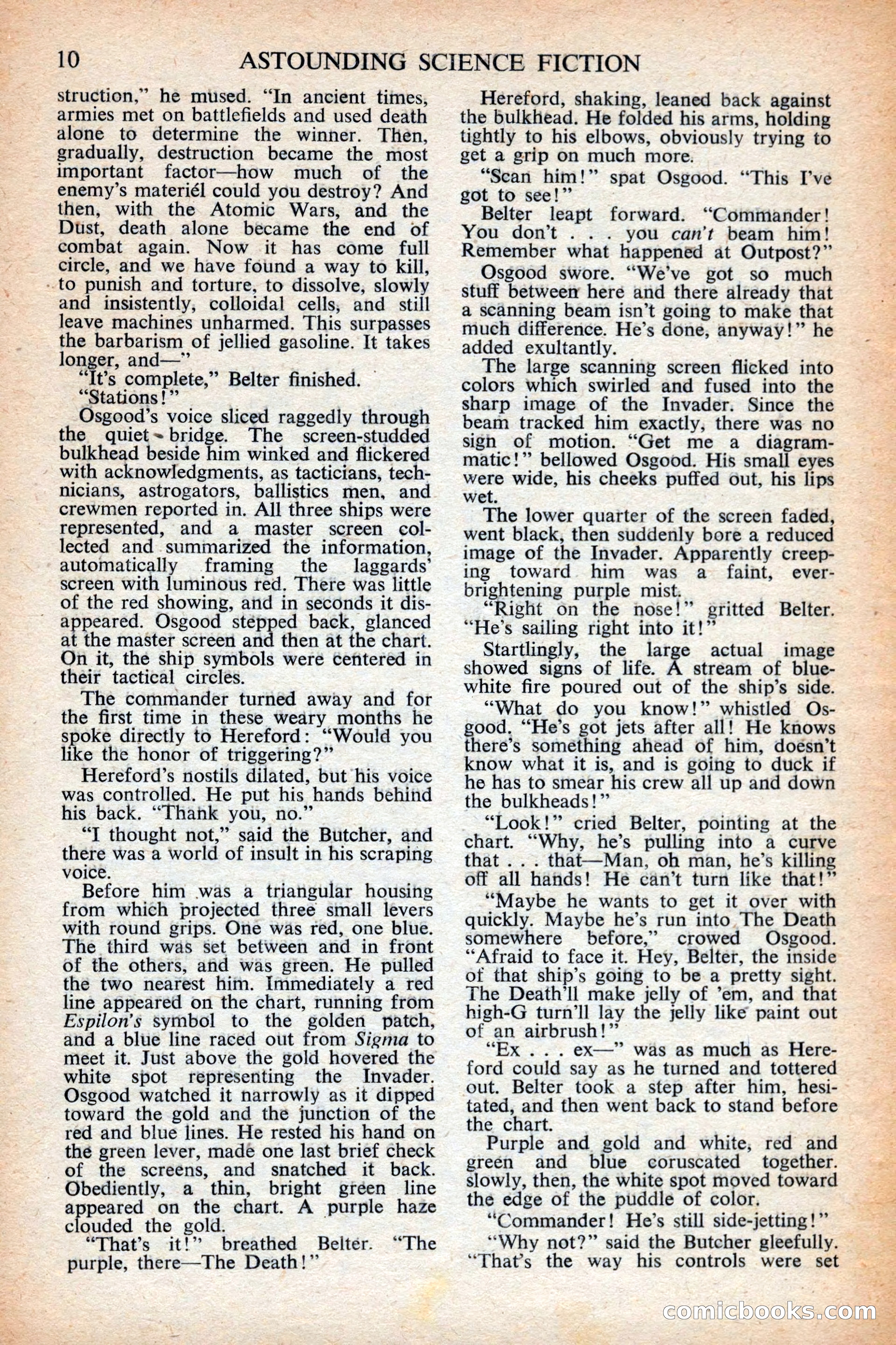 Astounding Science Fiction, British Edition — page 12 of 68
