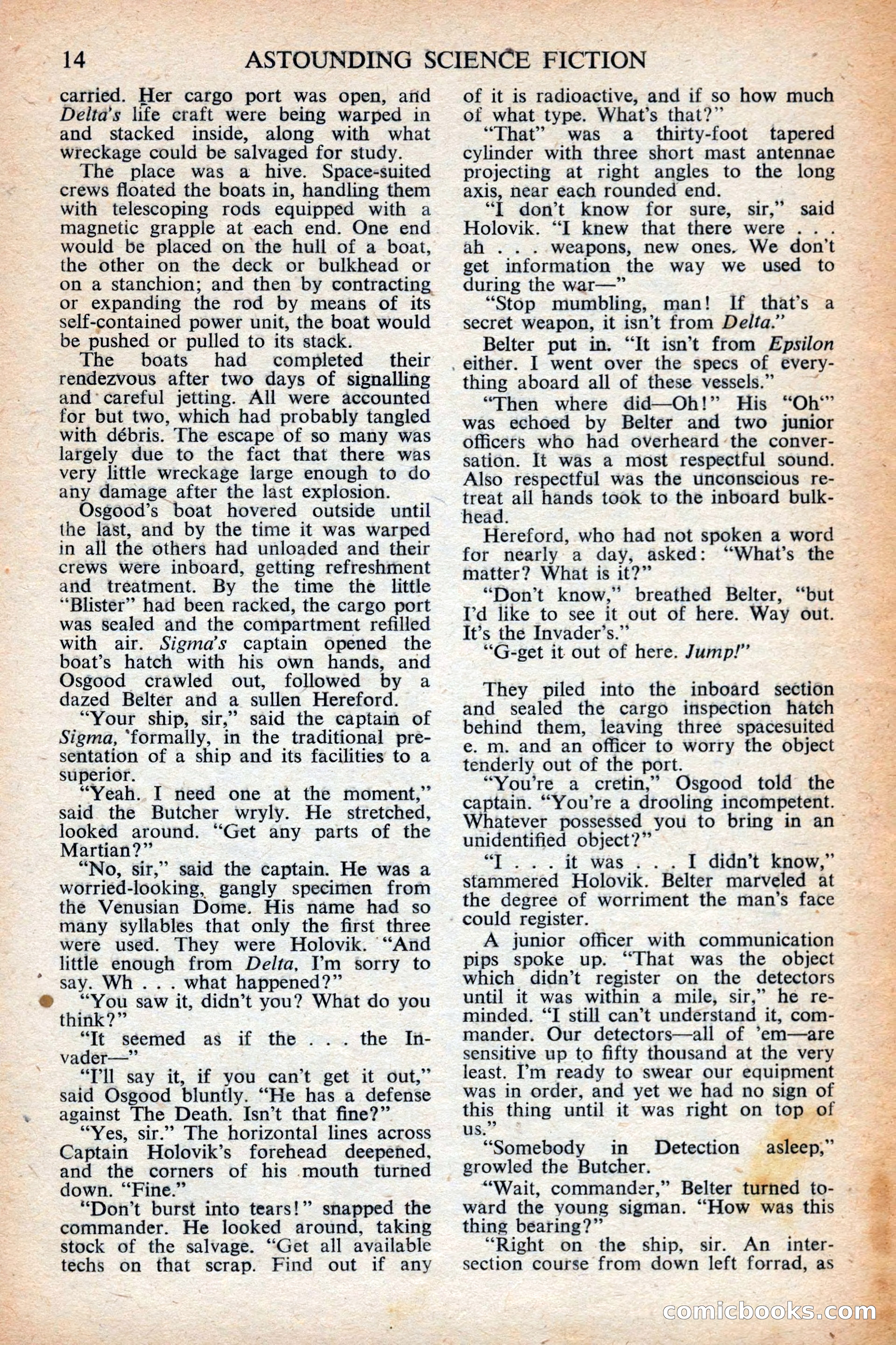 Astounding Science Fiction, British Edition — page 16 of 68