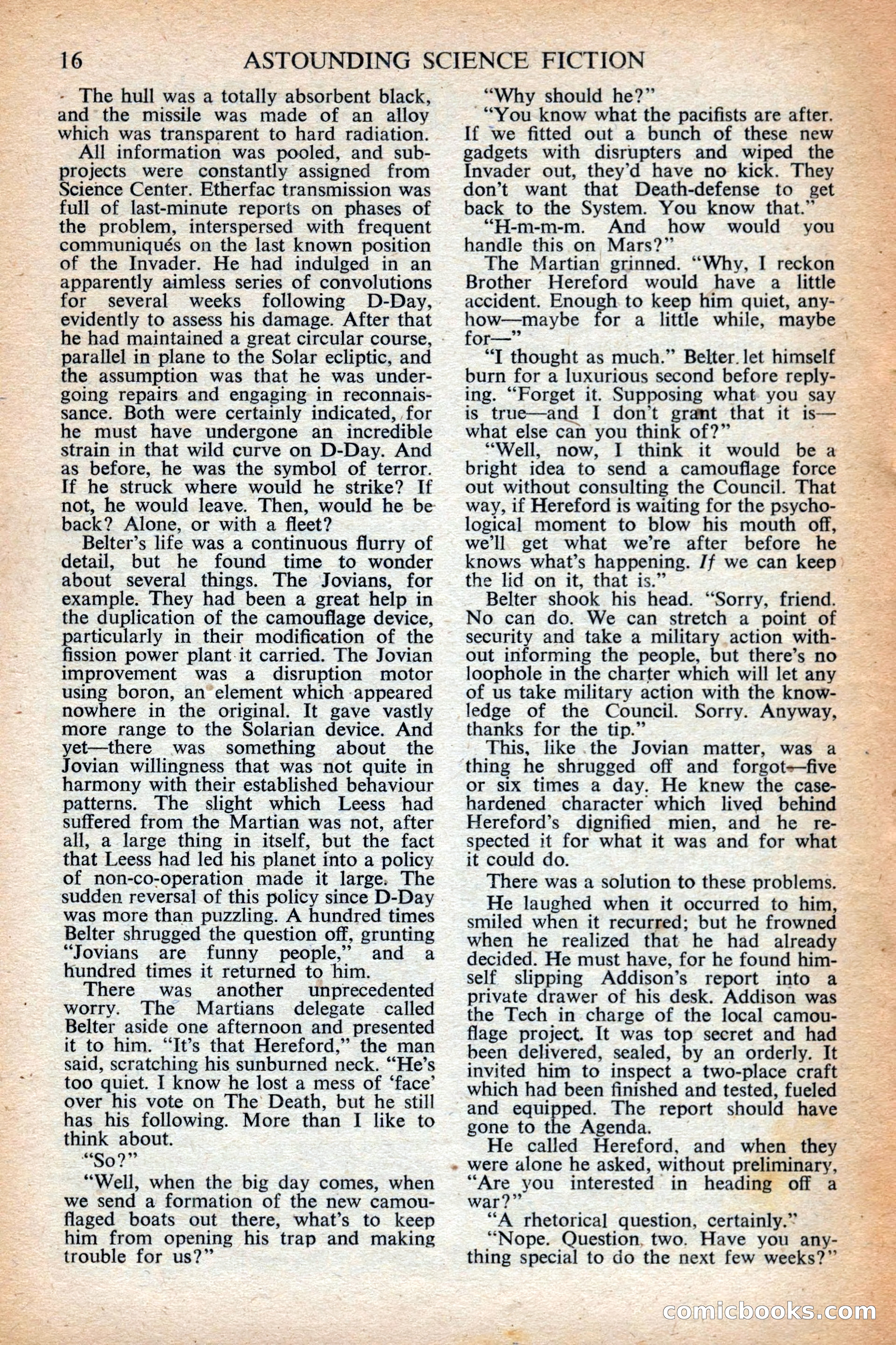 Astounding Science Fiction, British Edition — page 18 of 68