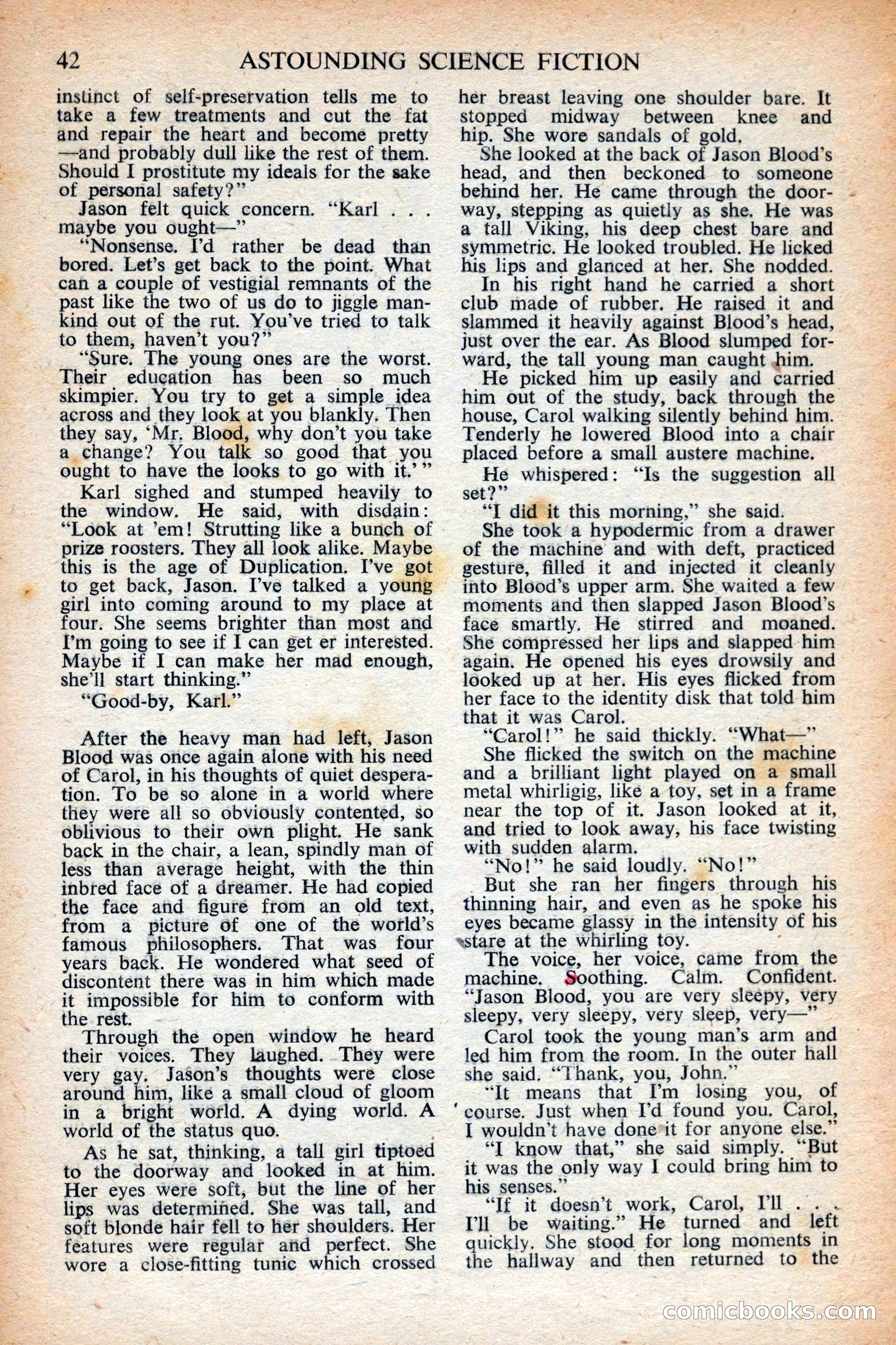 Astounding Science Fiction, British Edition — page 44 of 68