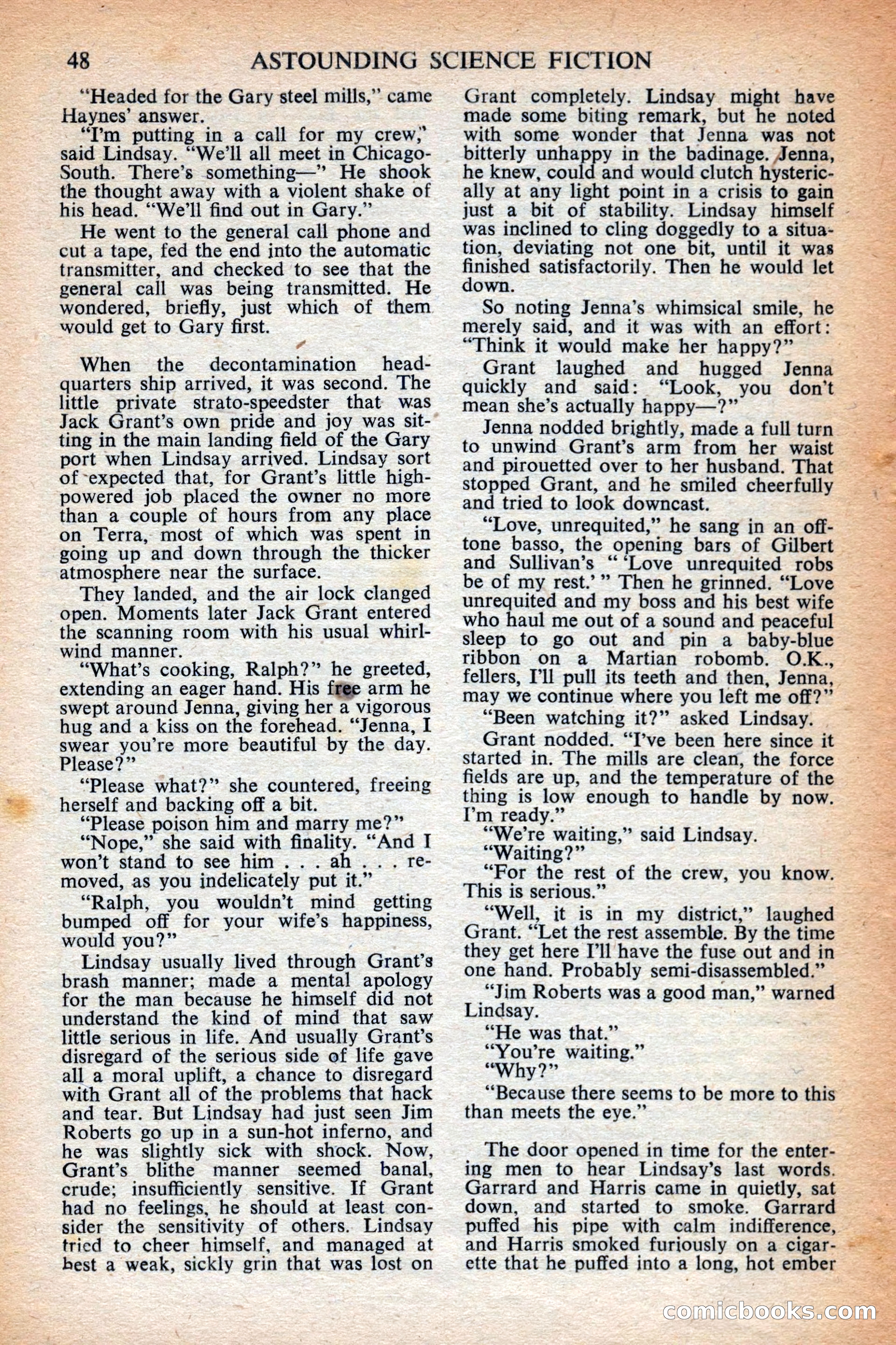 Astounding Science Fiction, British Edition — page 50 of 68