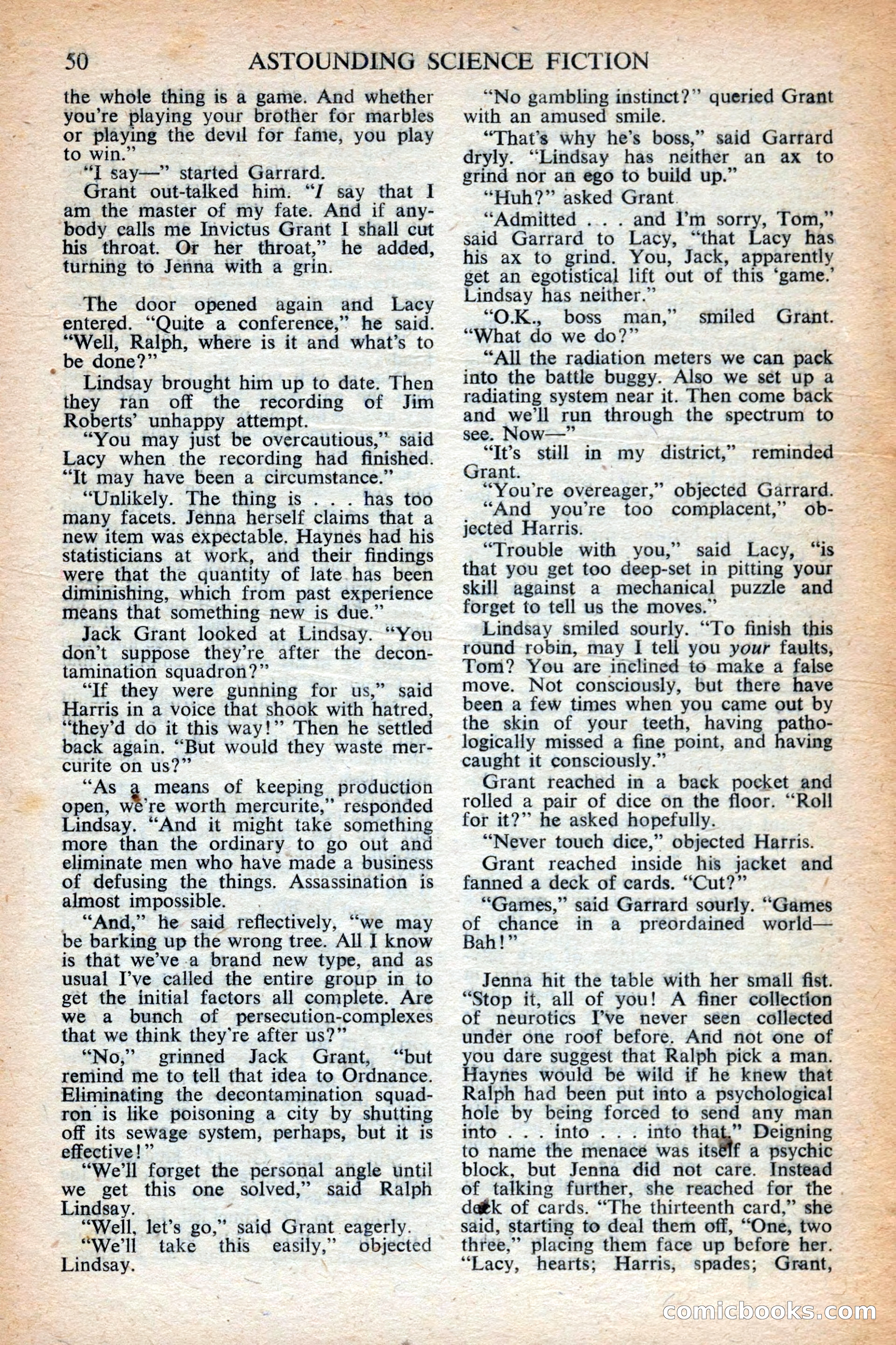 Astounding Science Fiction, British Edition — page 52 of 68