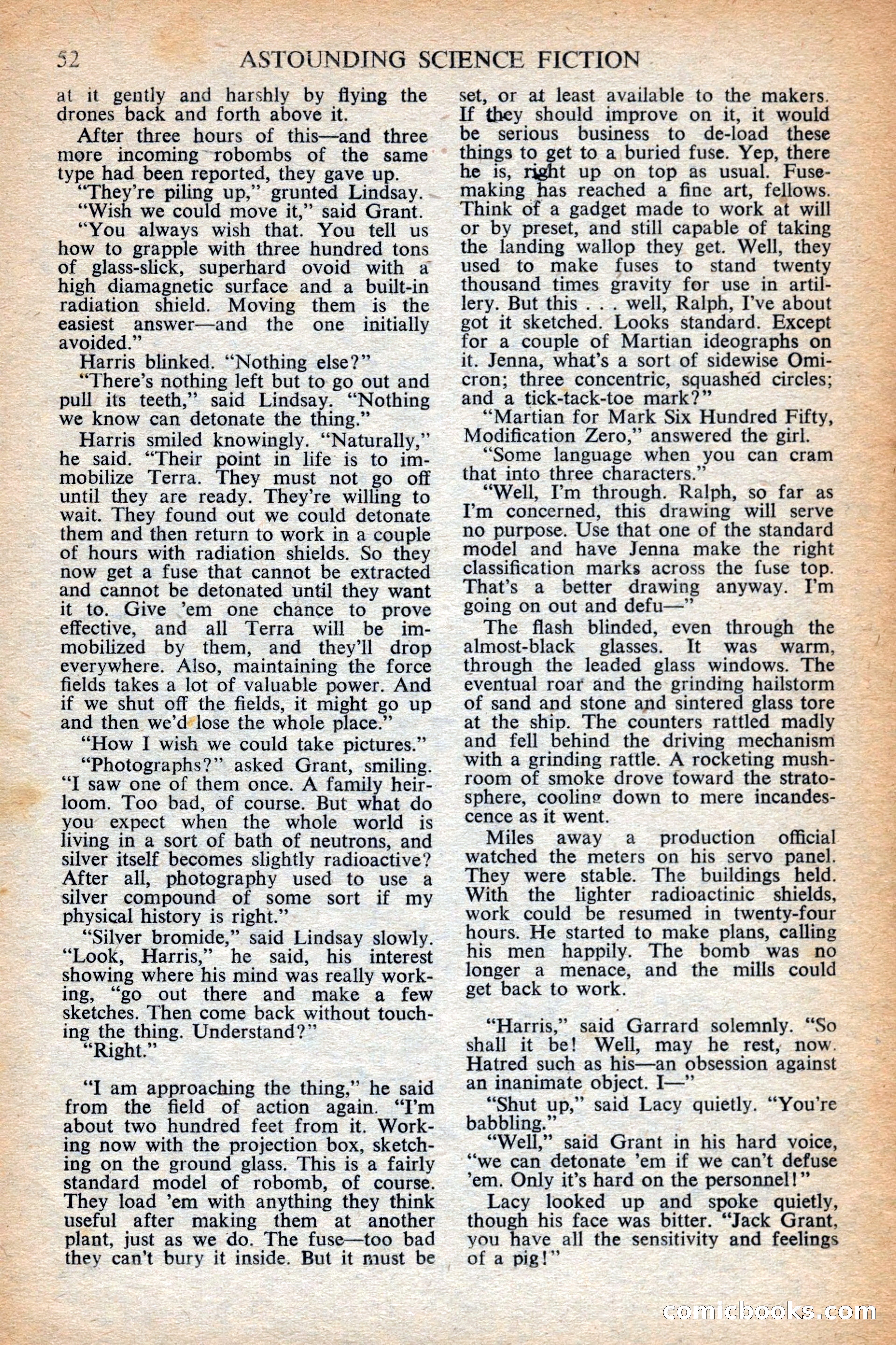 Astounding Science Fiction, British Edition — page 54 of 68