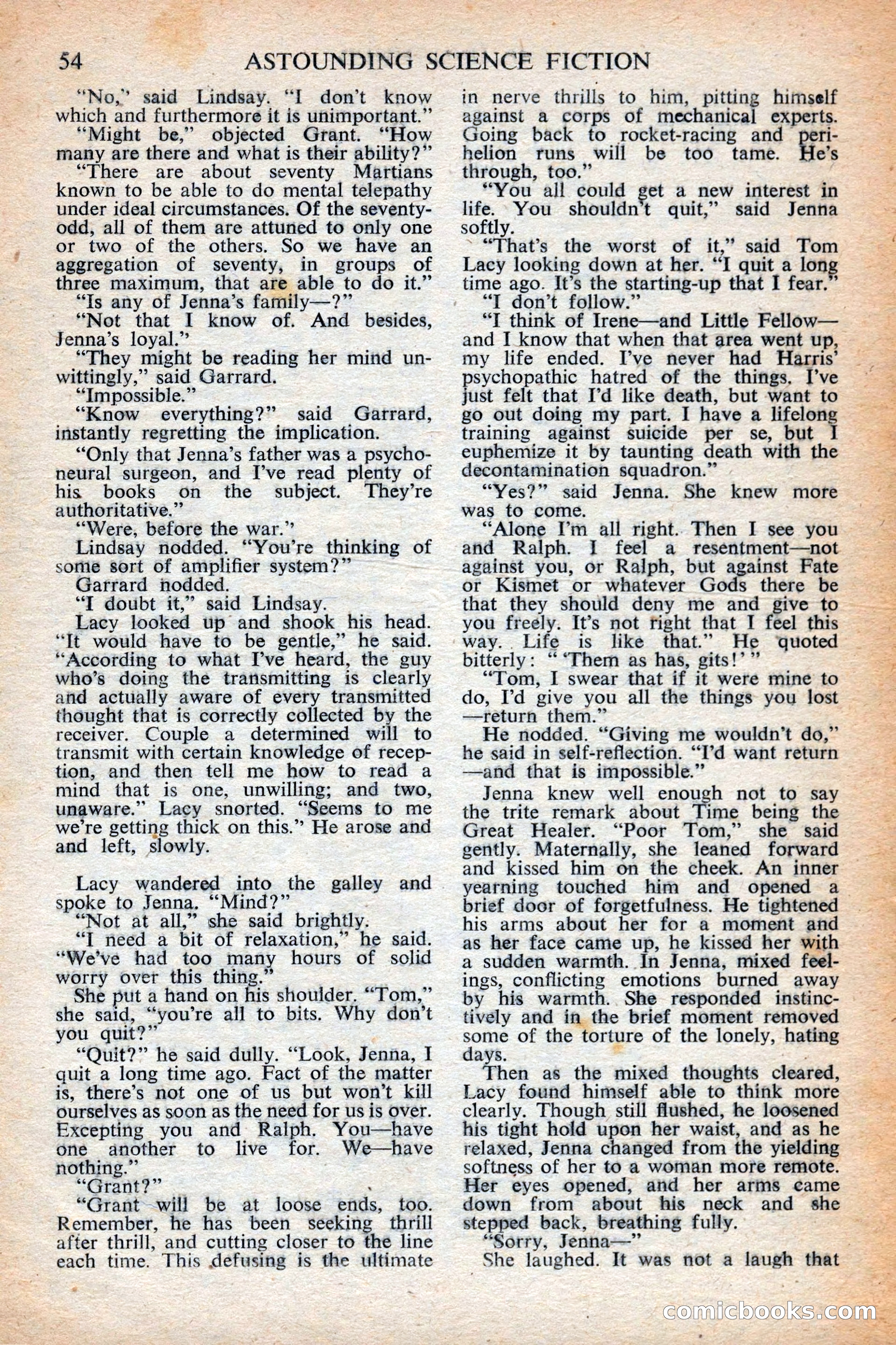 Astounding Science Fiction, British Edition — page 56 of 68