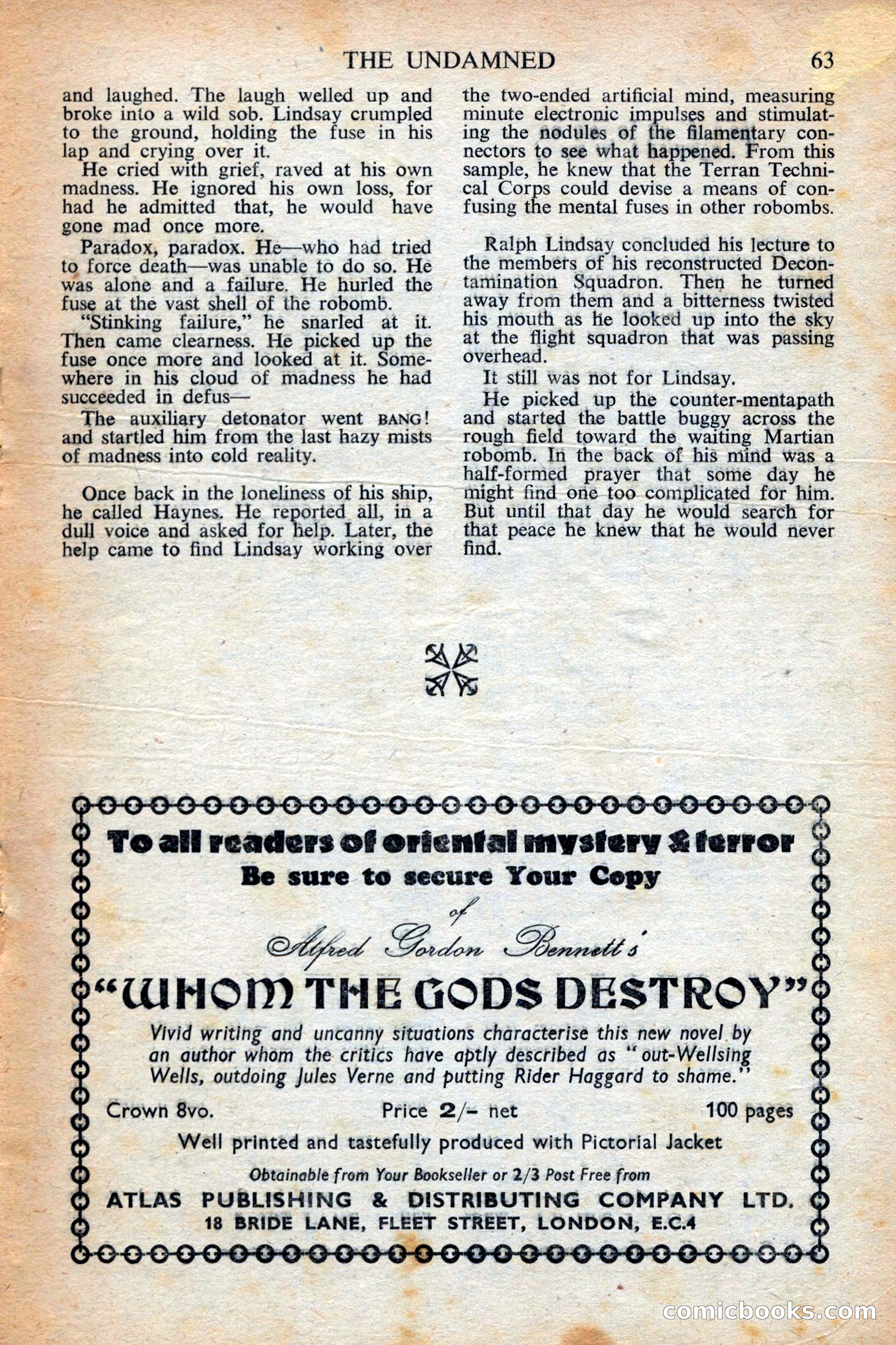 Astounding Science Fiction, British Edition — page 65 of 68