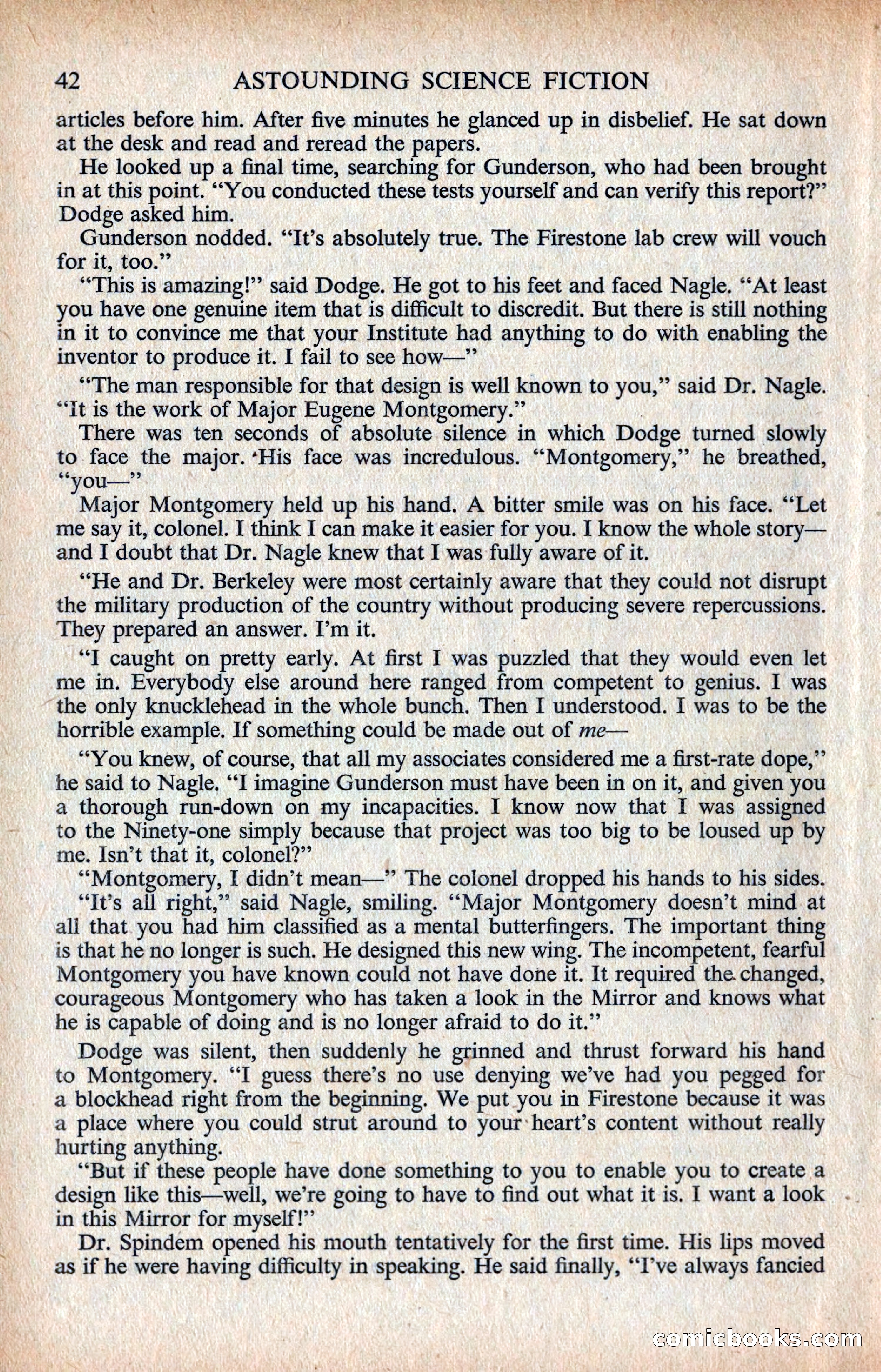 Astounding Science Fiction, British Edition — page 44 of 132