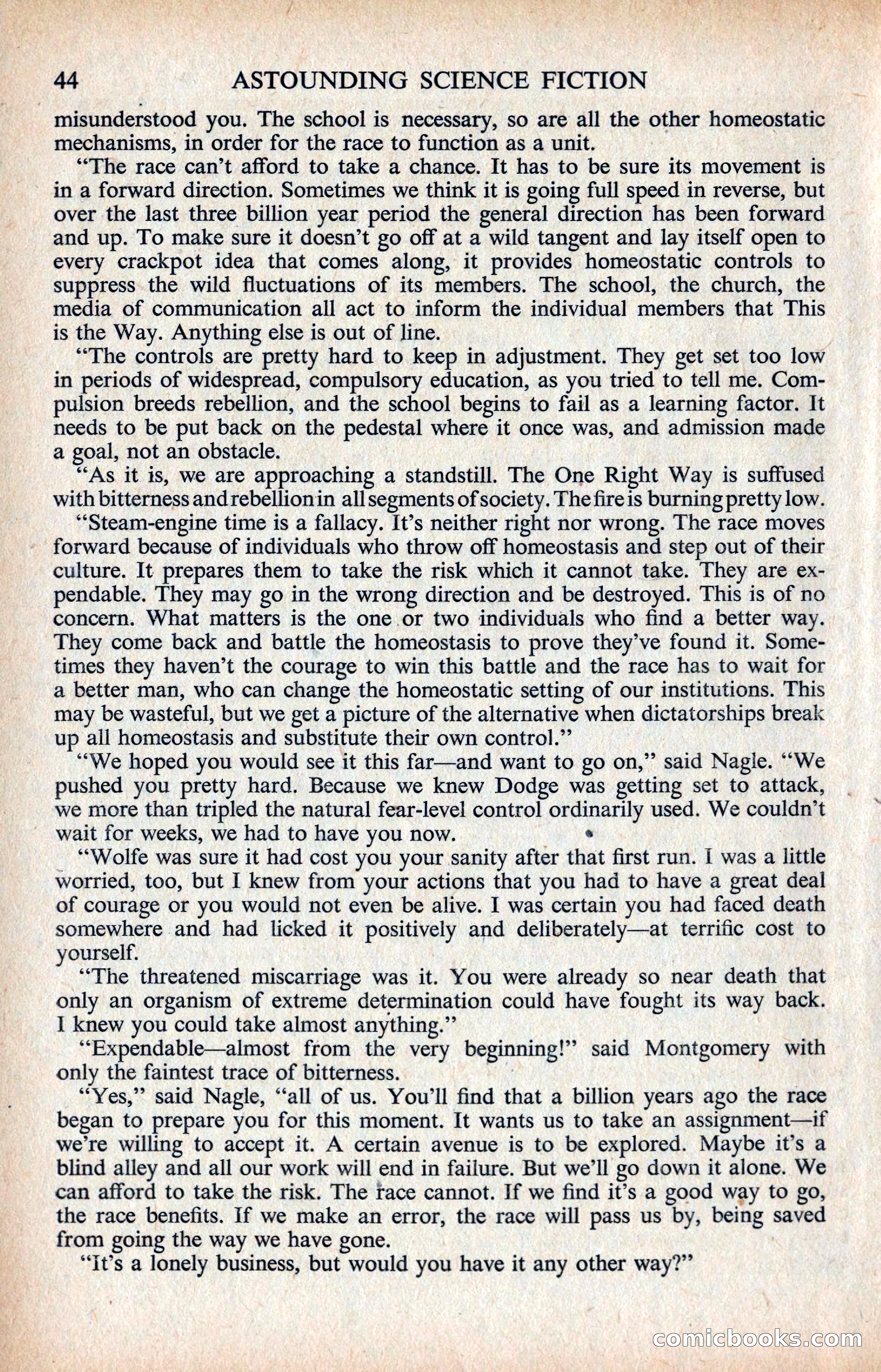 Astounding Science Fiction, British Edition — page 46 of 132