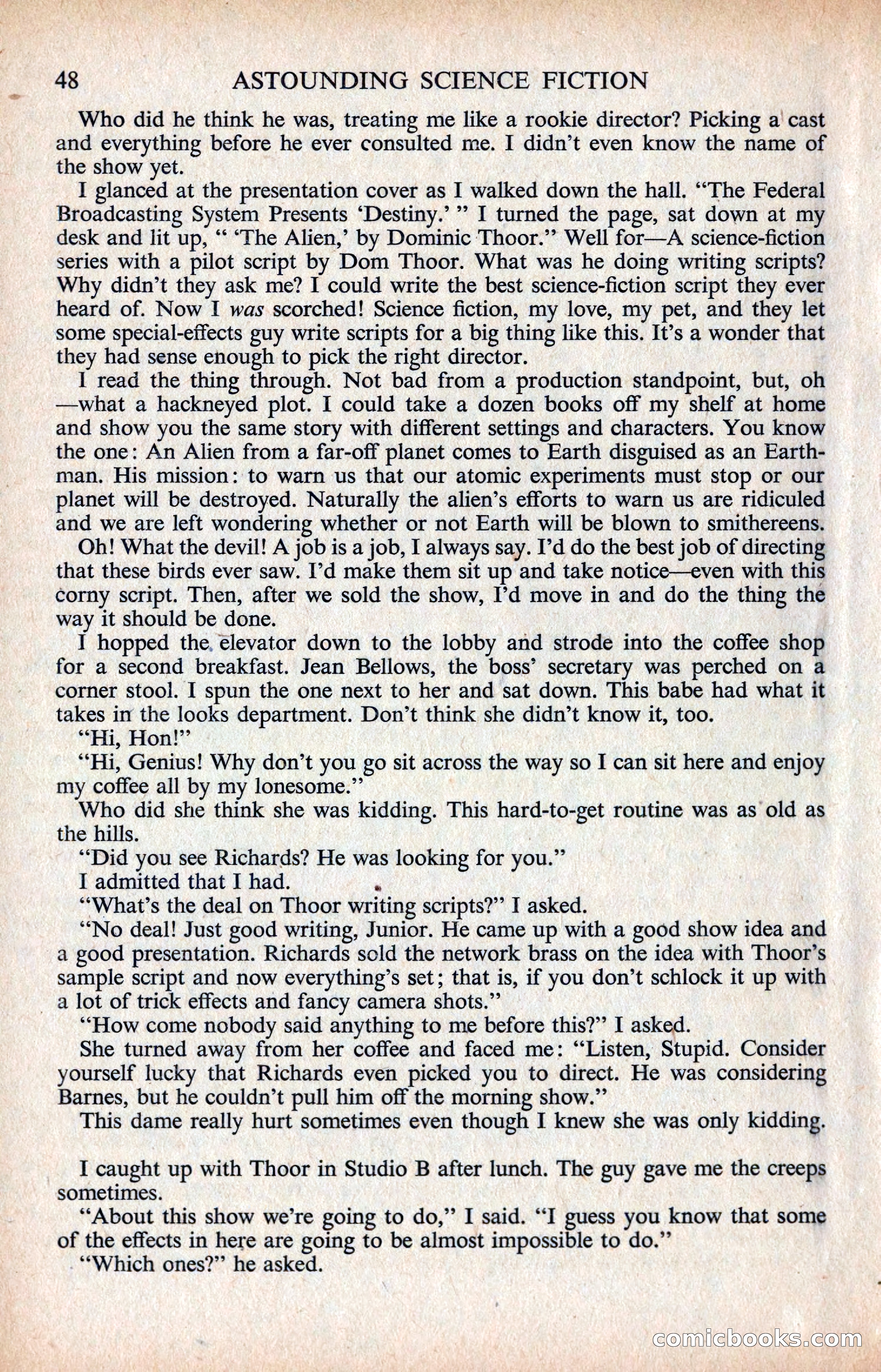 Astounding Science Fiction, British Edition — page 50 of 132