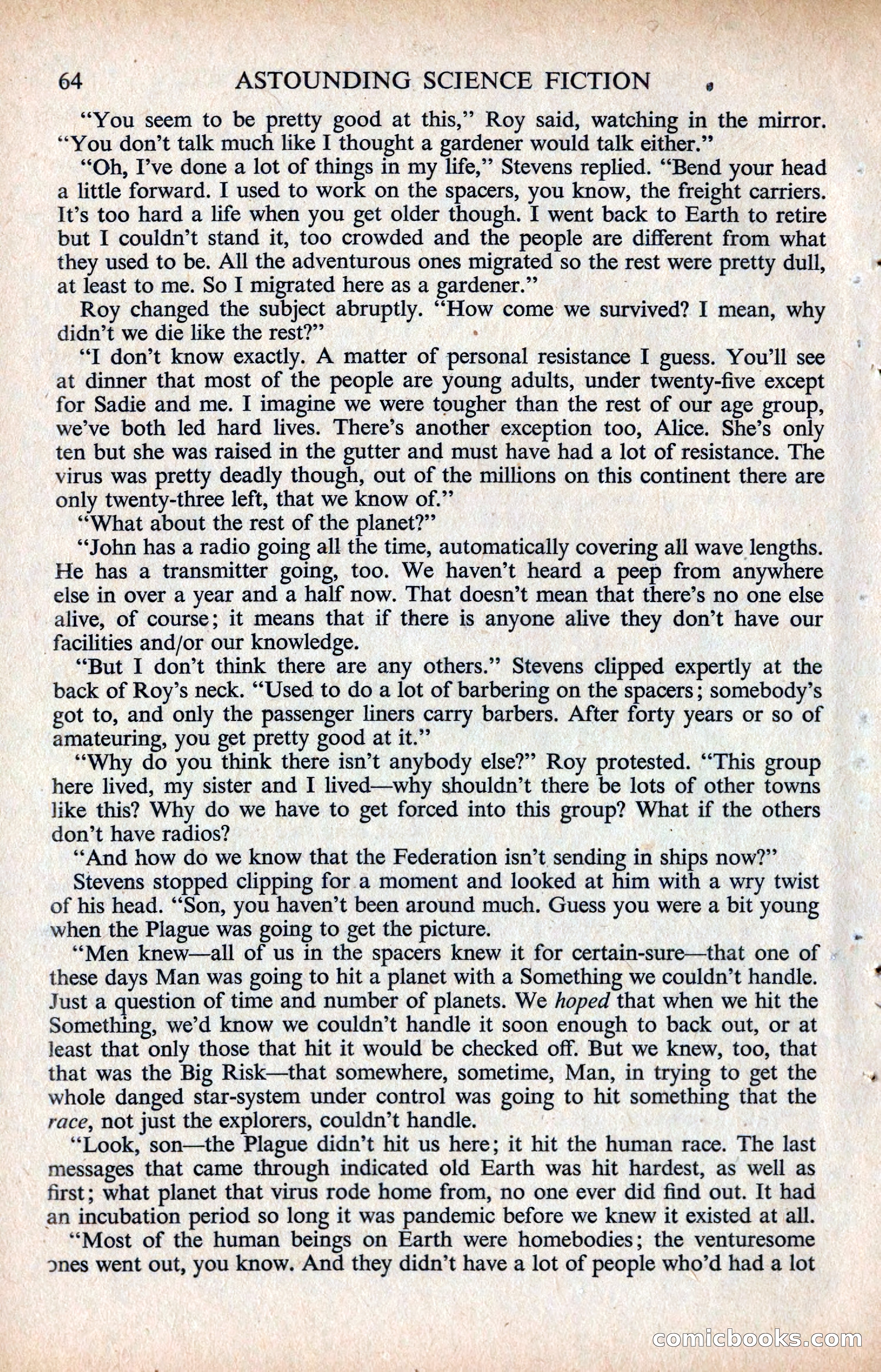 Astounding Science Fiction, British Edition — page 66 of 132