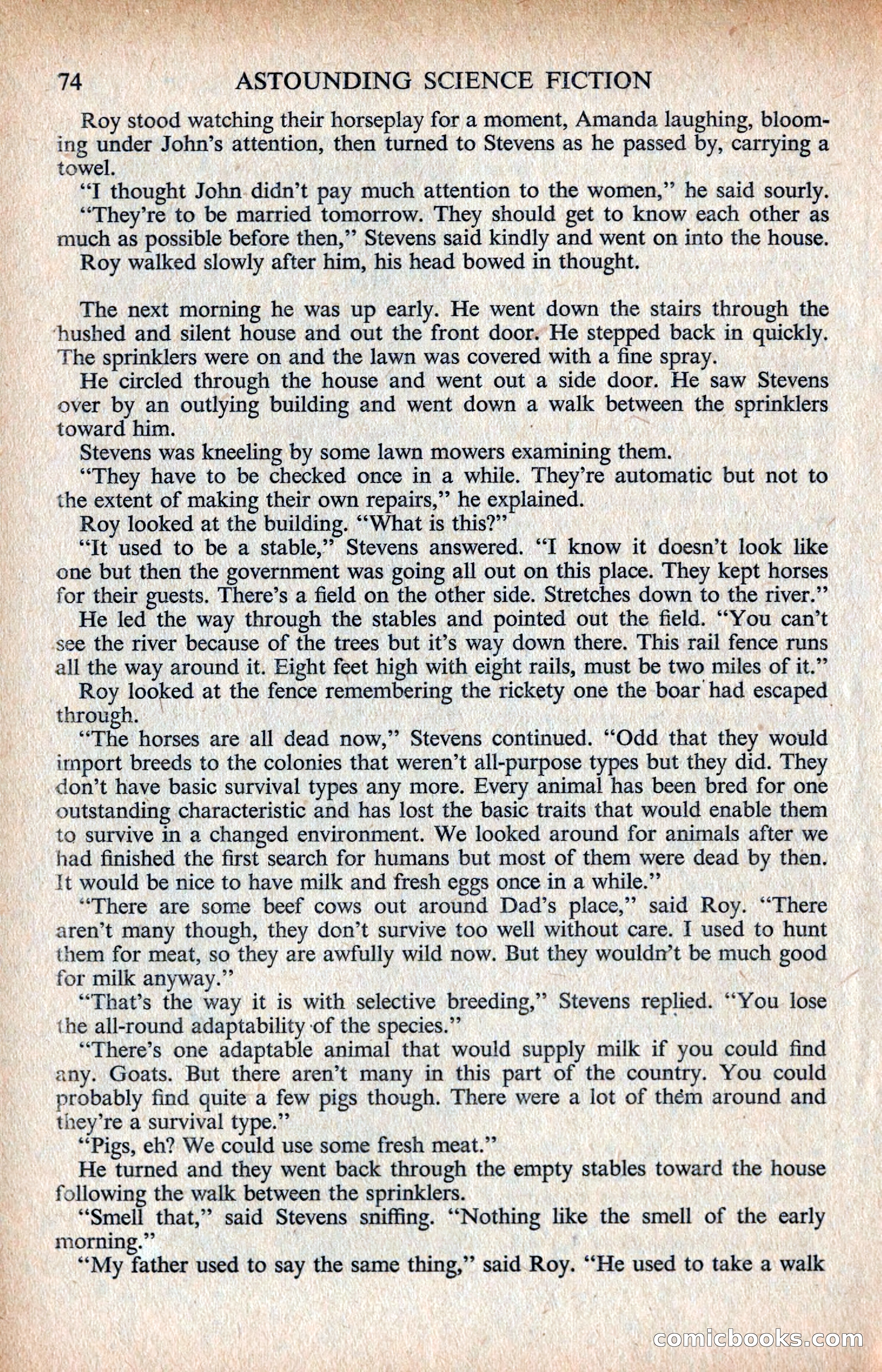 Astounding Science Fiction, British Edition — page 76 of 132