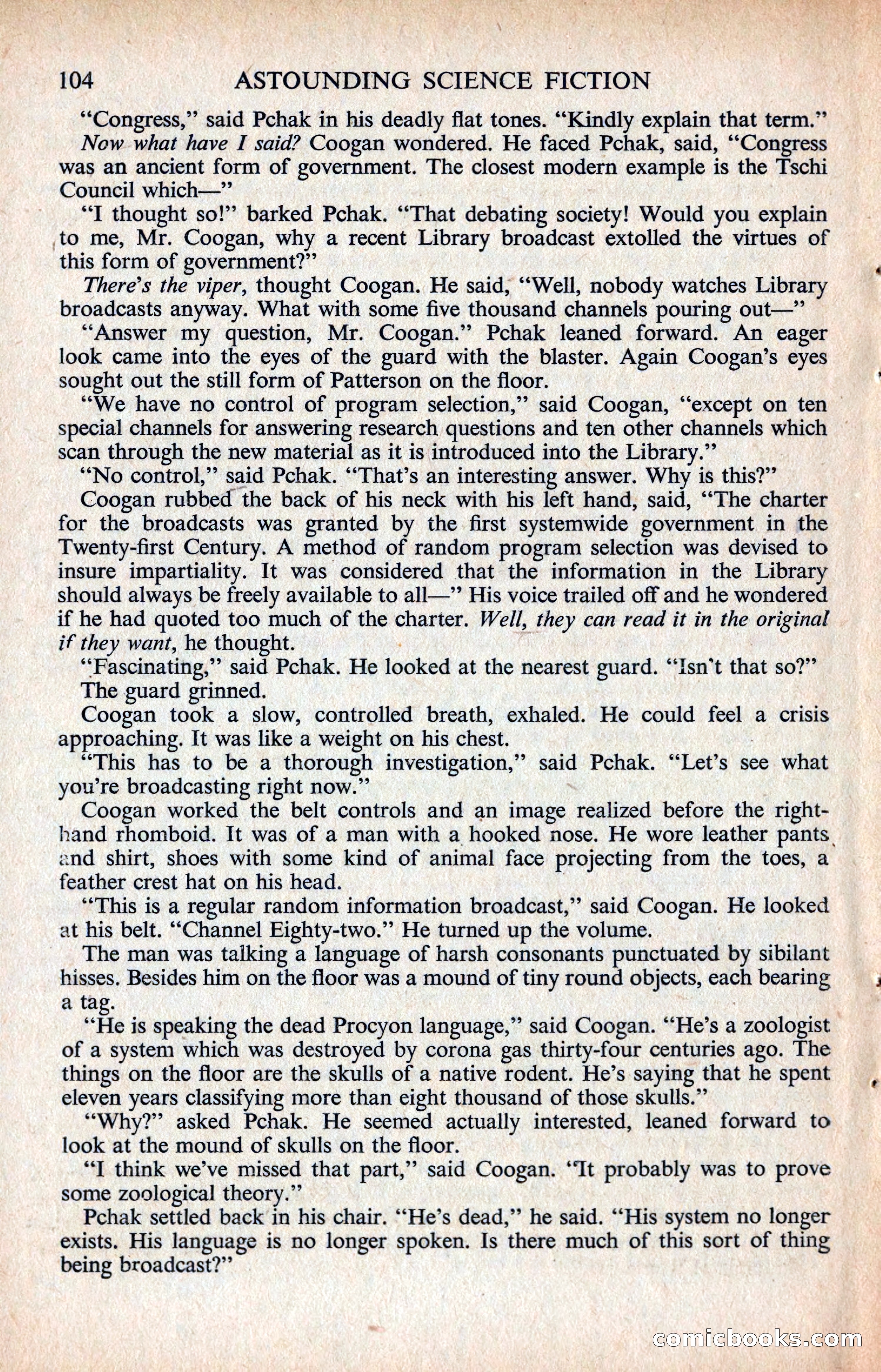 Astounding Science Fiction, British Edition — page 106 of 132