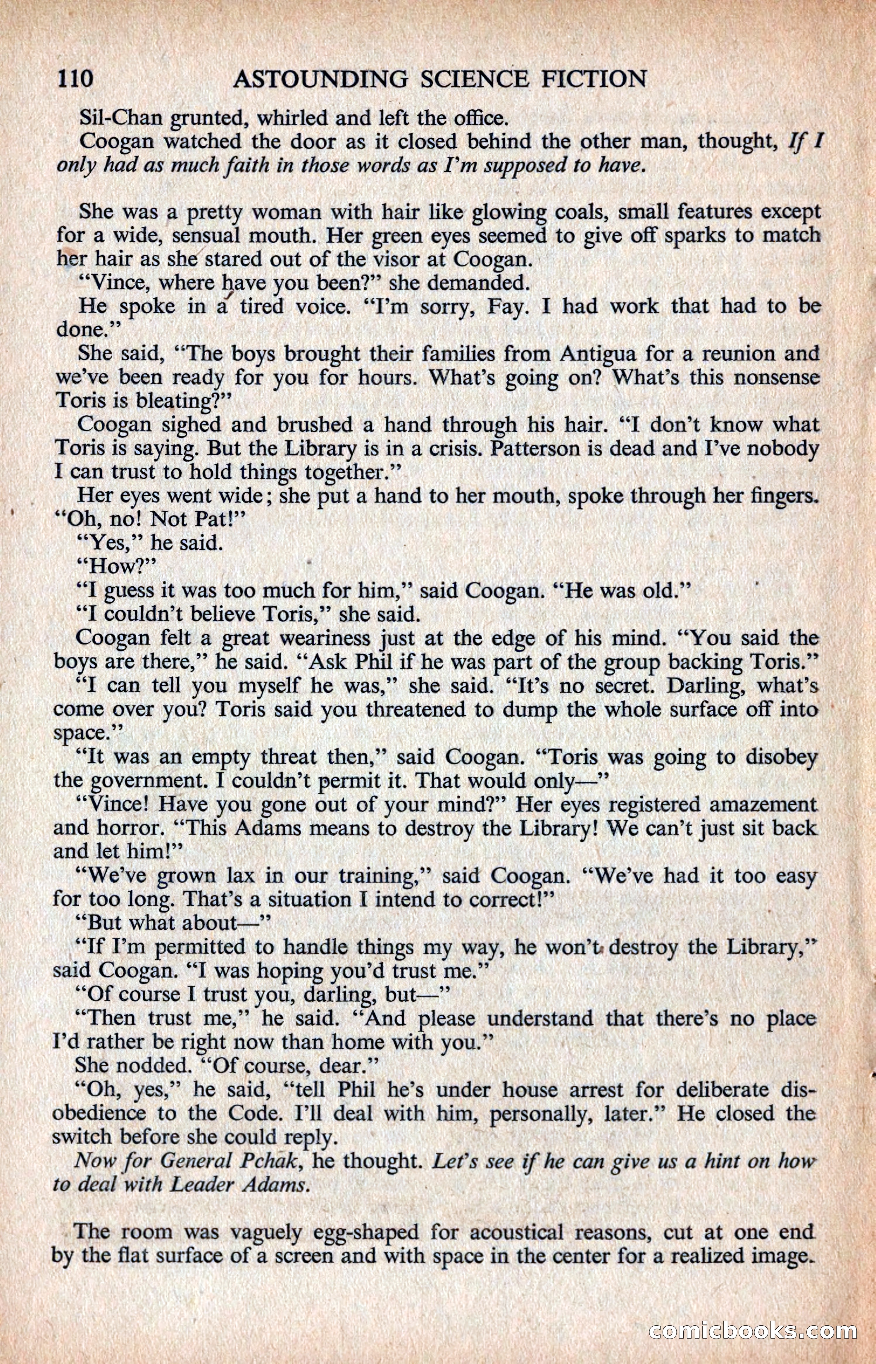 Astounding Science Fiction, British Edition — page 112 of 132