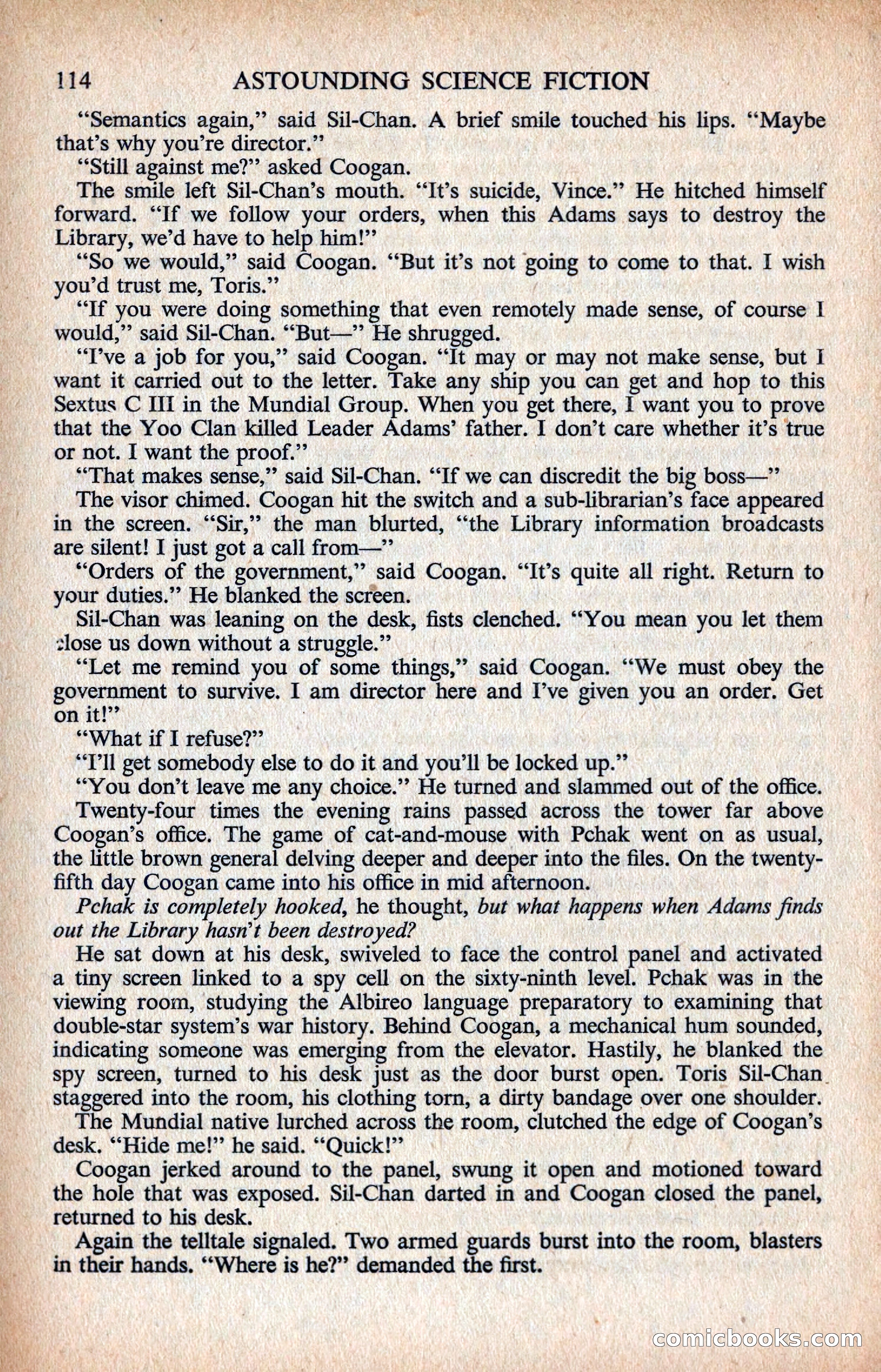 Astounding Science Fiction, British Edition — page 116 of 132