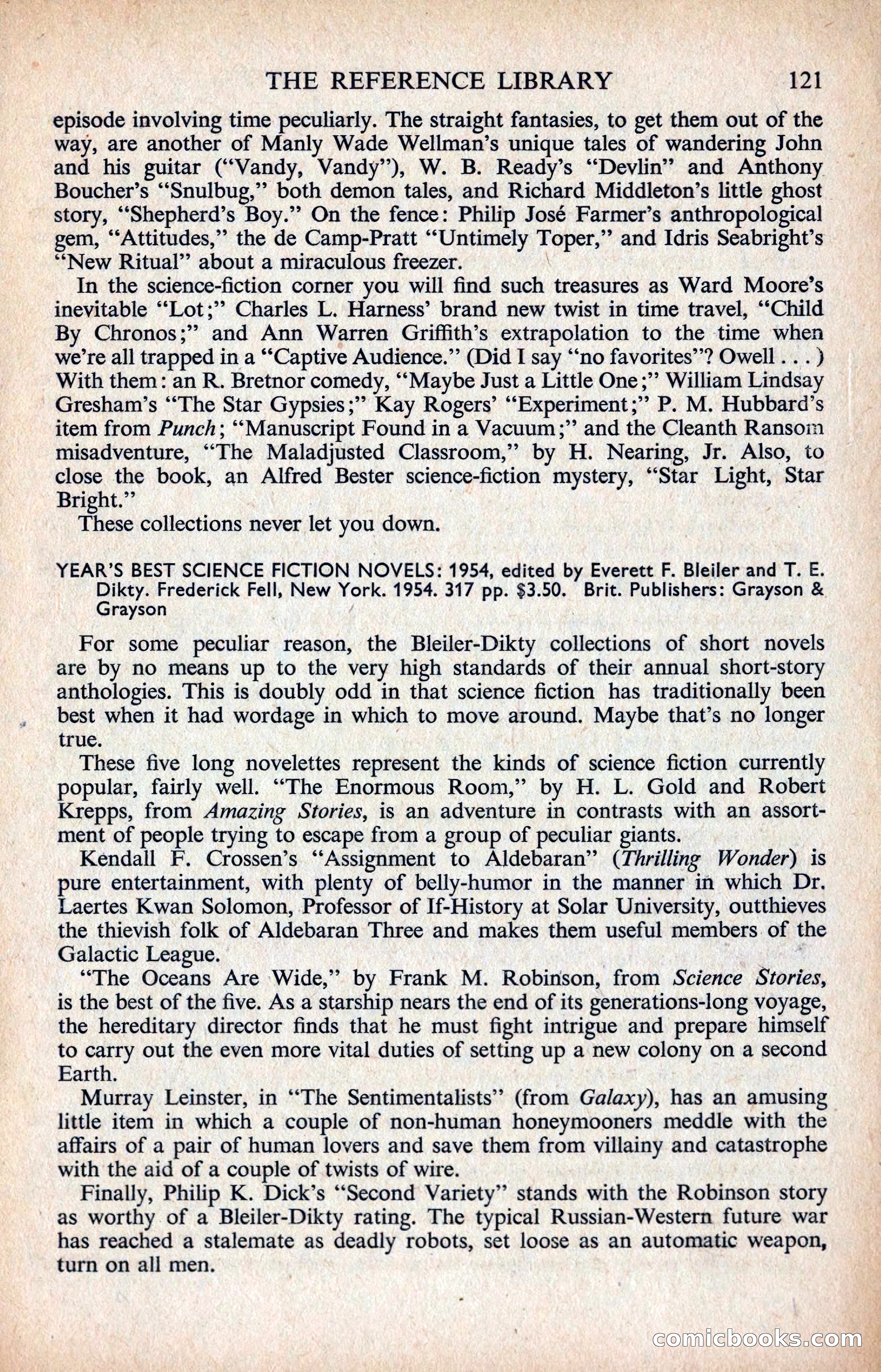 Astounding Science Fiction, British Edition — page 123 of 132