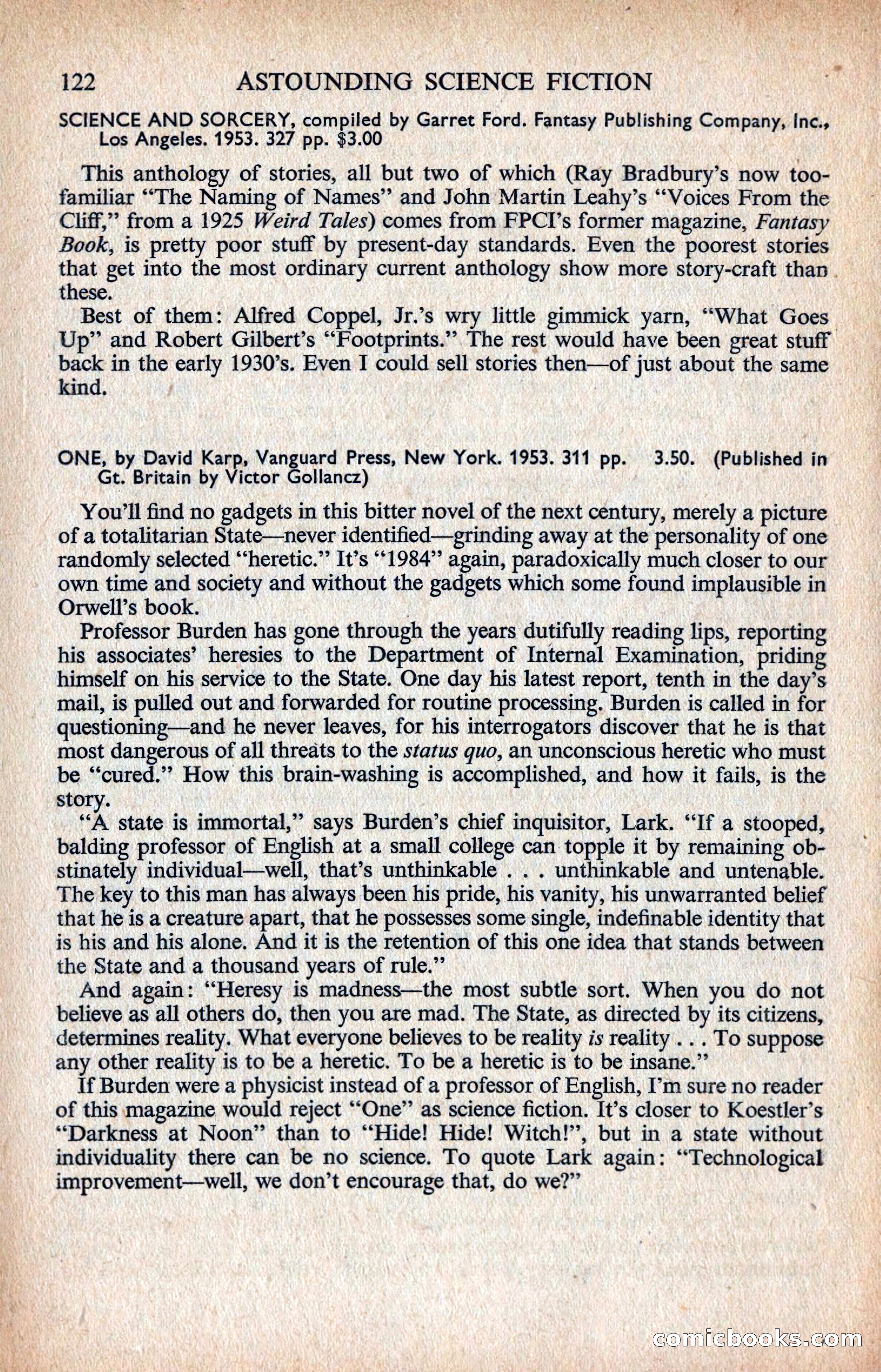 Astounding Science Fiction, British Edition — page 124 of 132