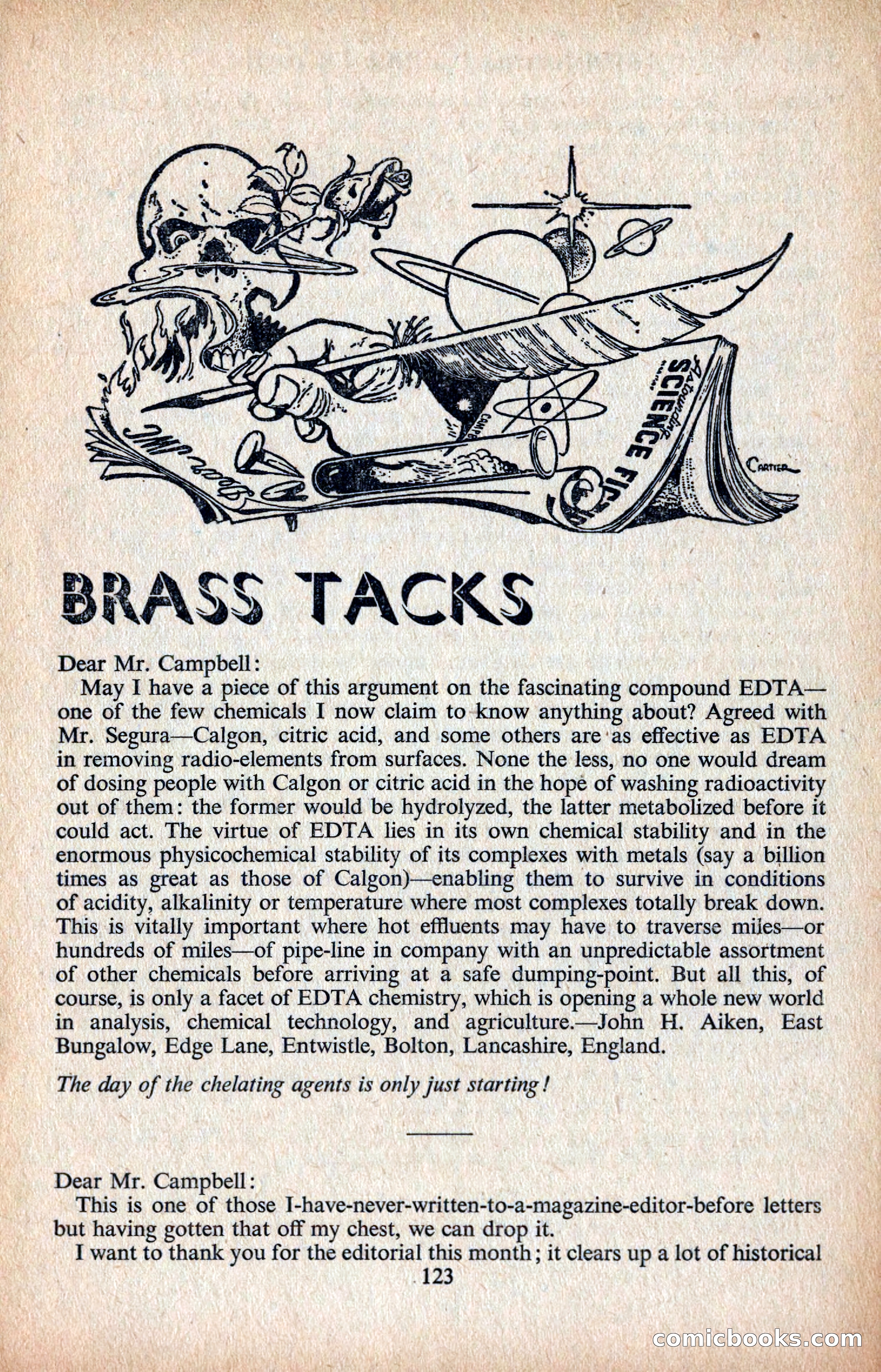 Astounding Science Fiction, British Edition — page 125 of 132
