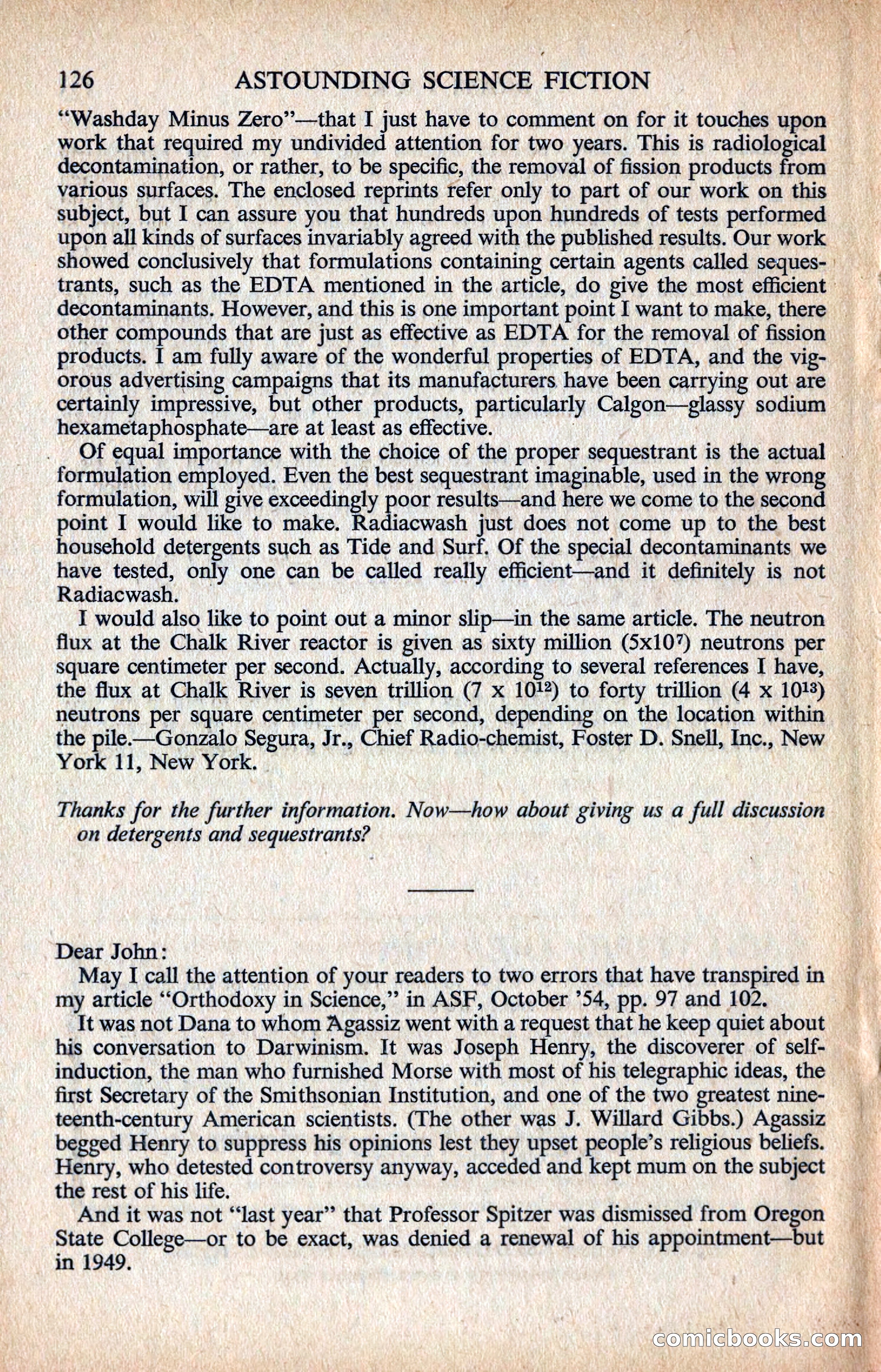 Astounding Science Fiction, British Edition — page 128 of 132
