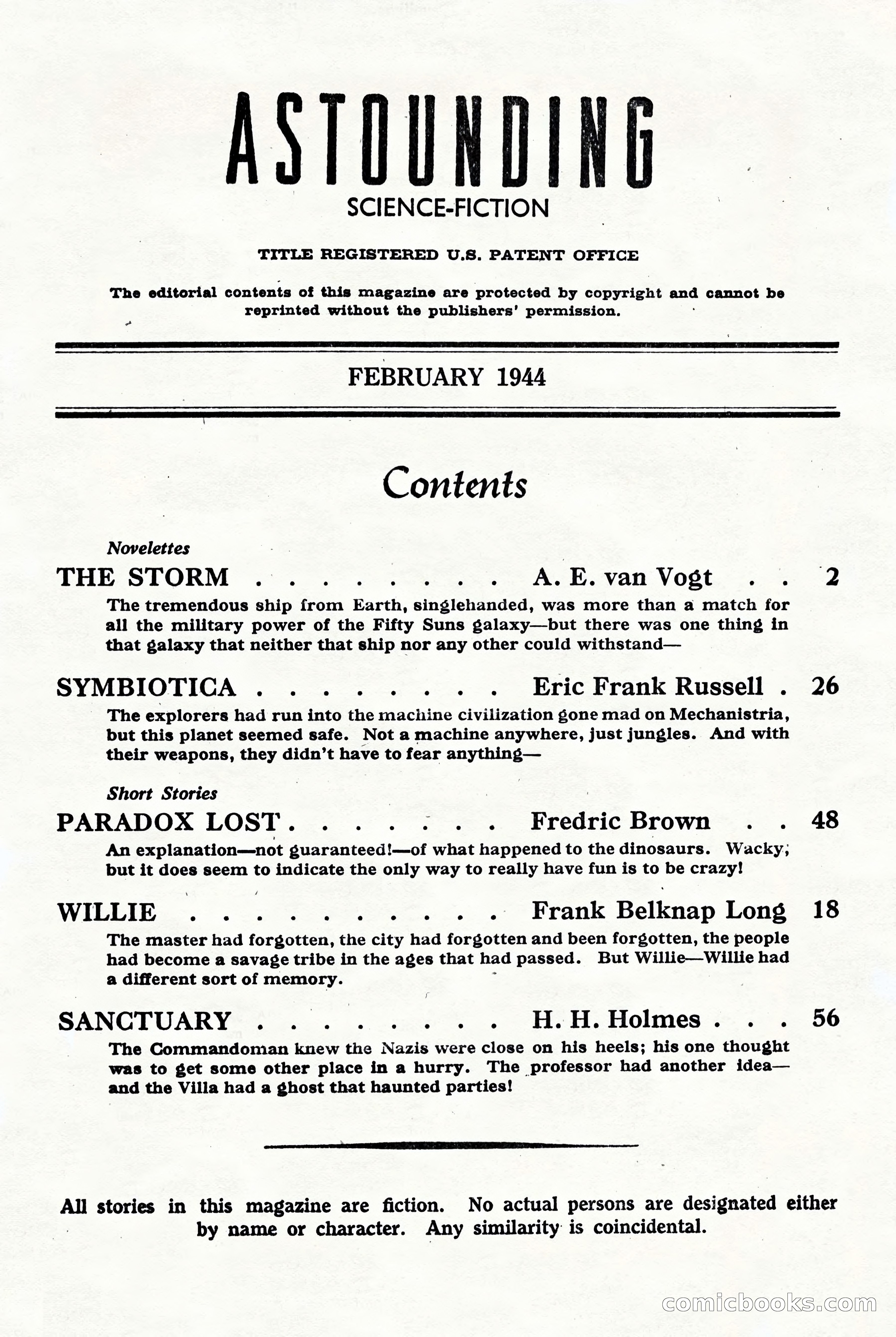 Astounding Science Fiction (UK Edition) — page 3 of 68