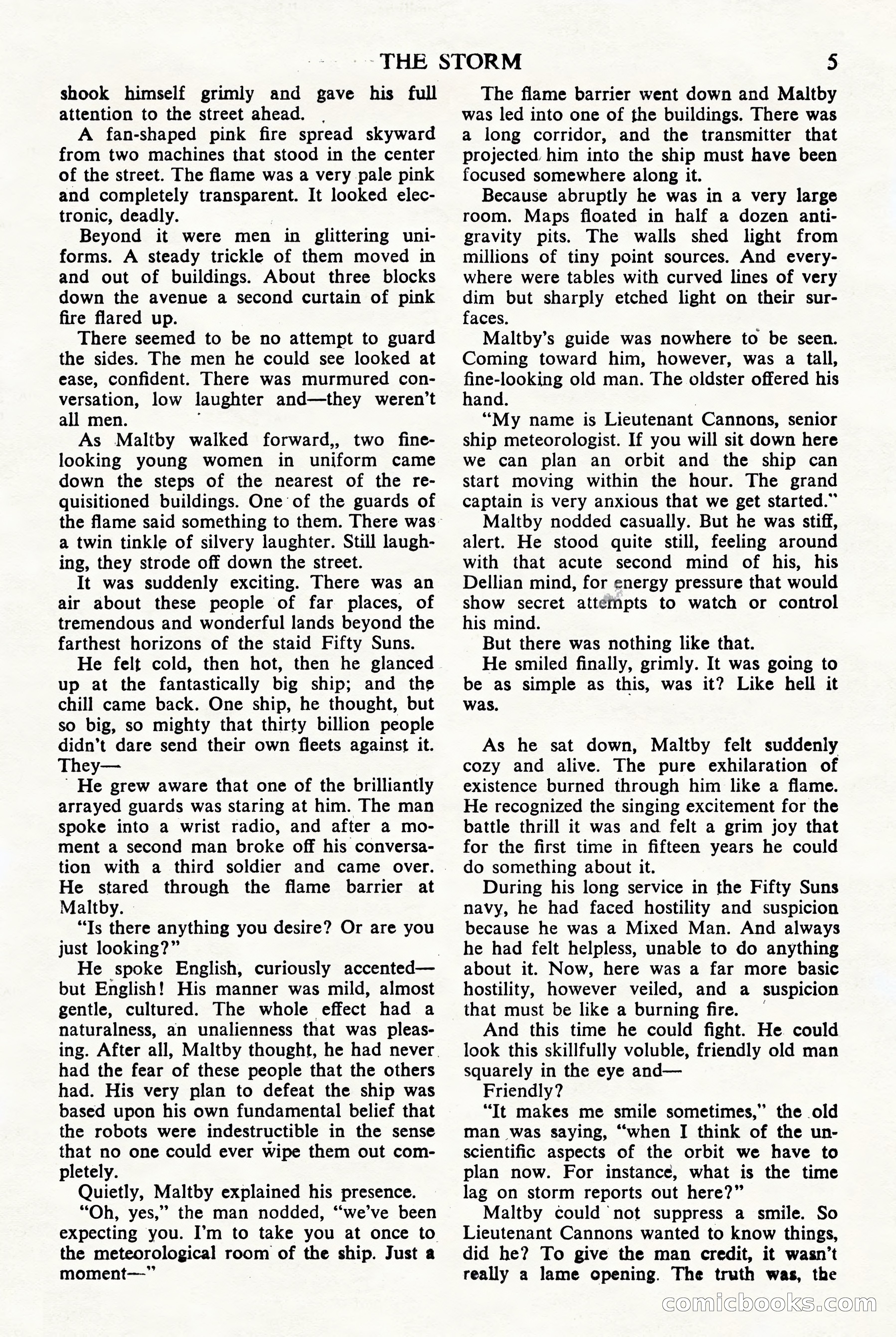 Astounding Science Fiction (UK Edition) — page 7 of 68