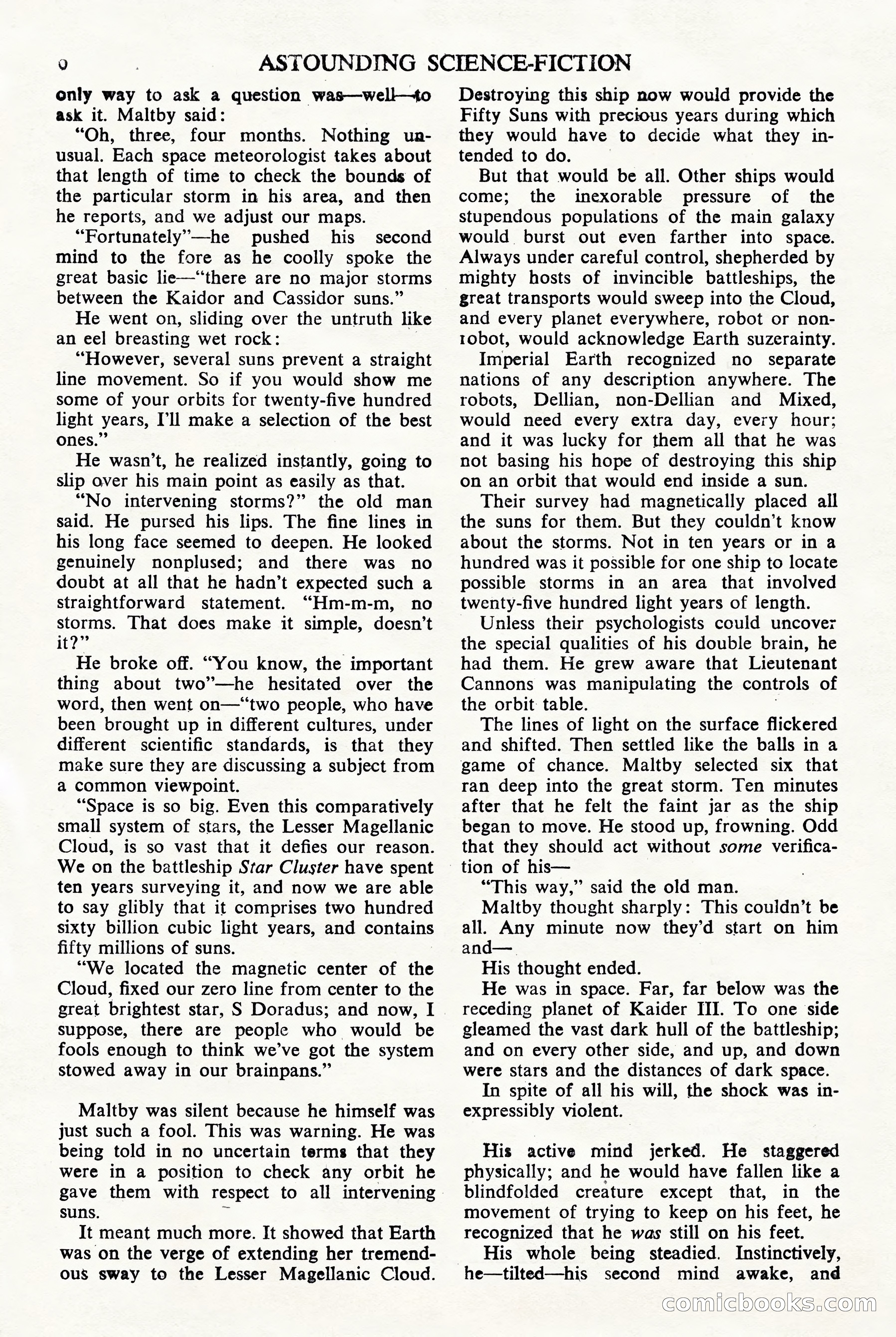 Astounding Science Fiction (UK Edition) — page 8 of 68