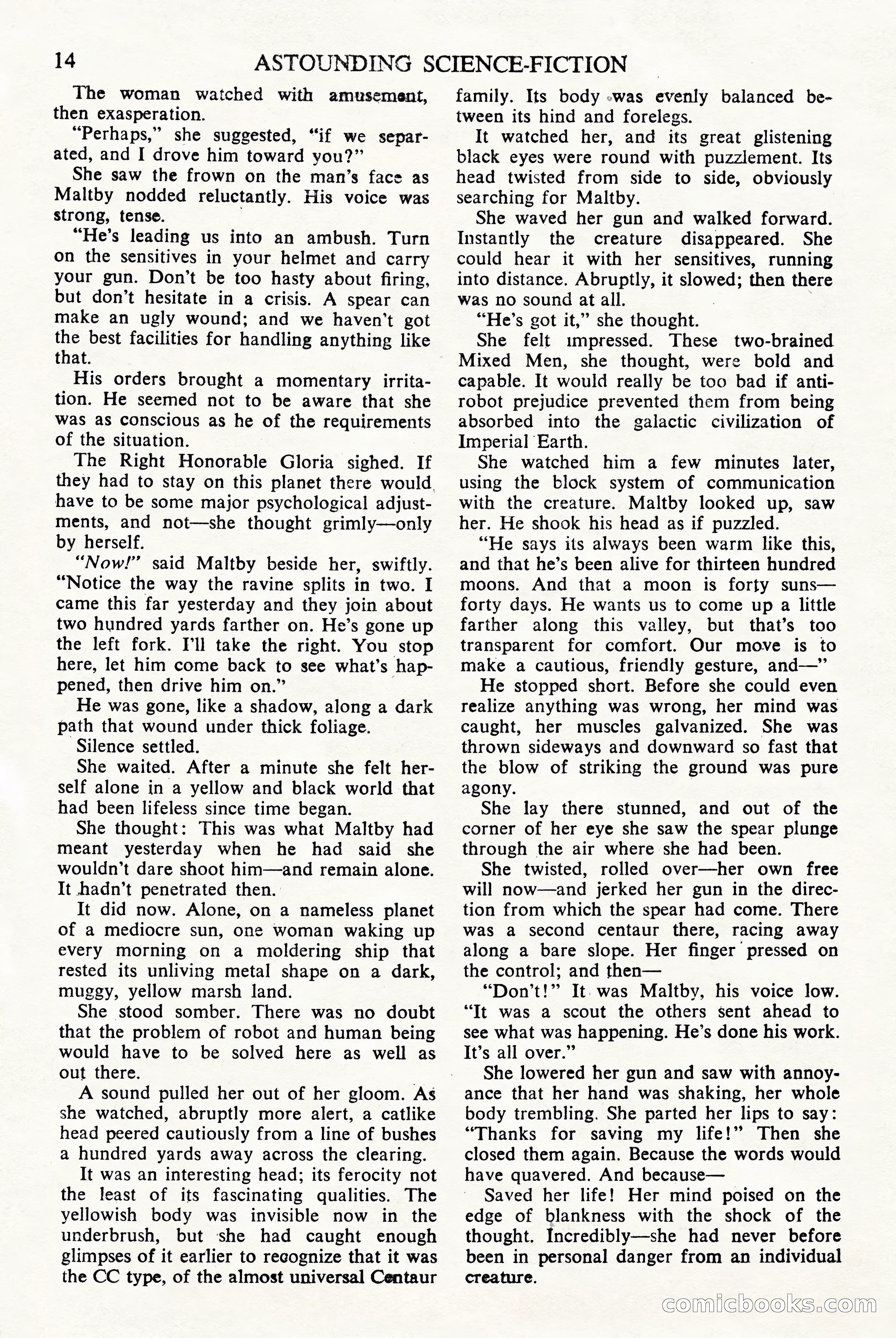 Astounding Science Fiction (UK Edition) — page 16 of 68