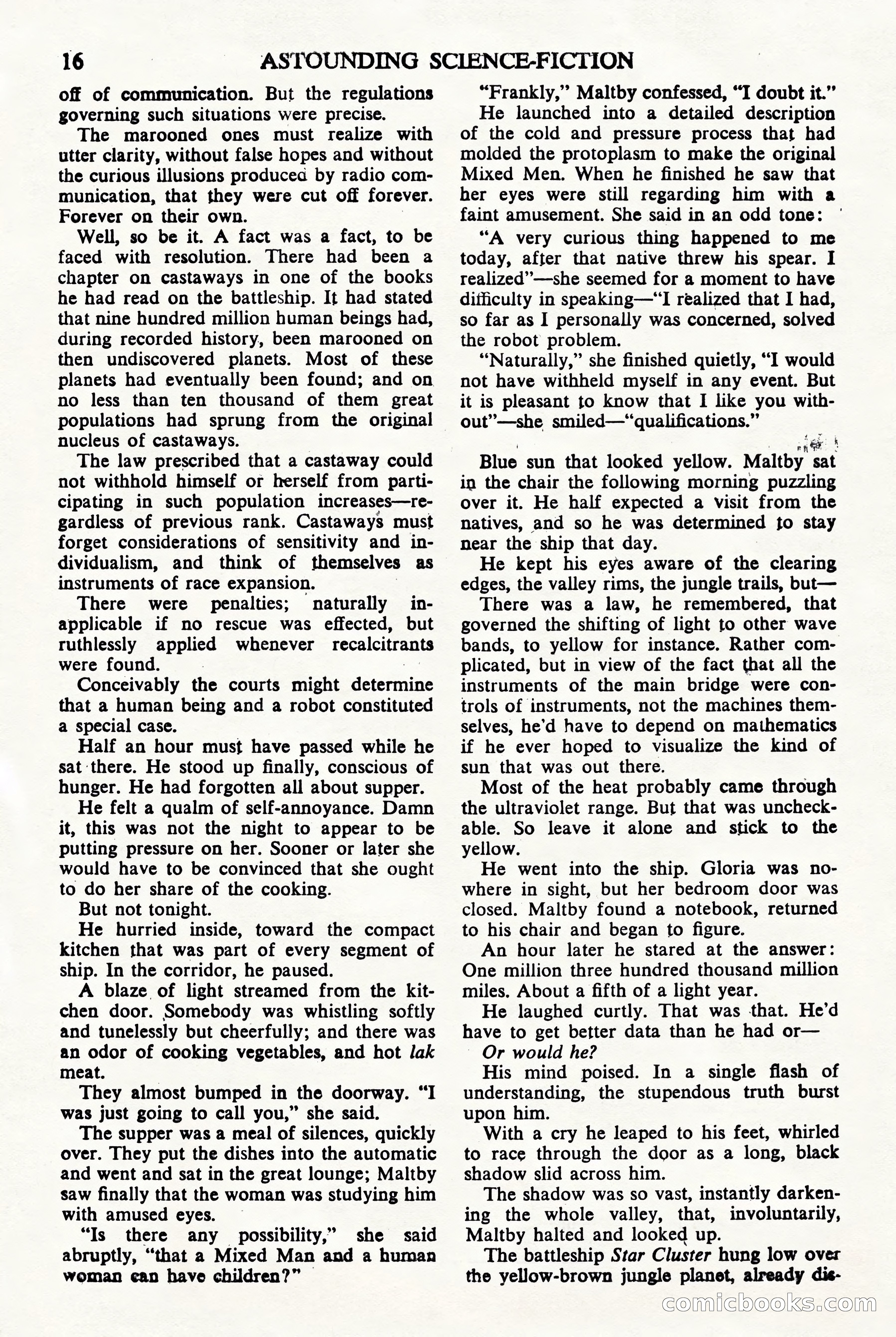 Astounding Science Fiction (UK Edition) — page 18 of 68