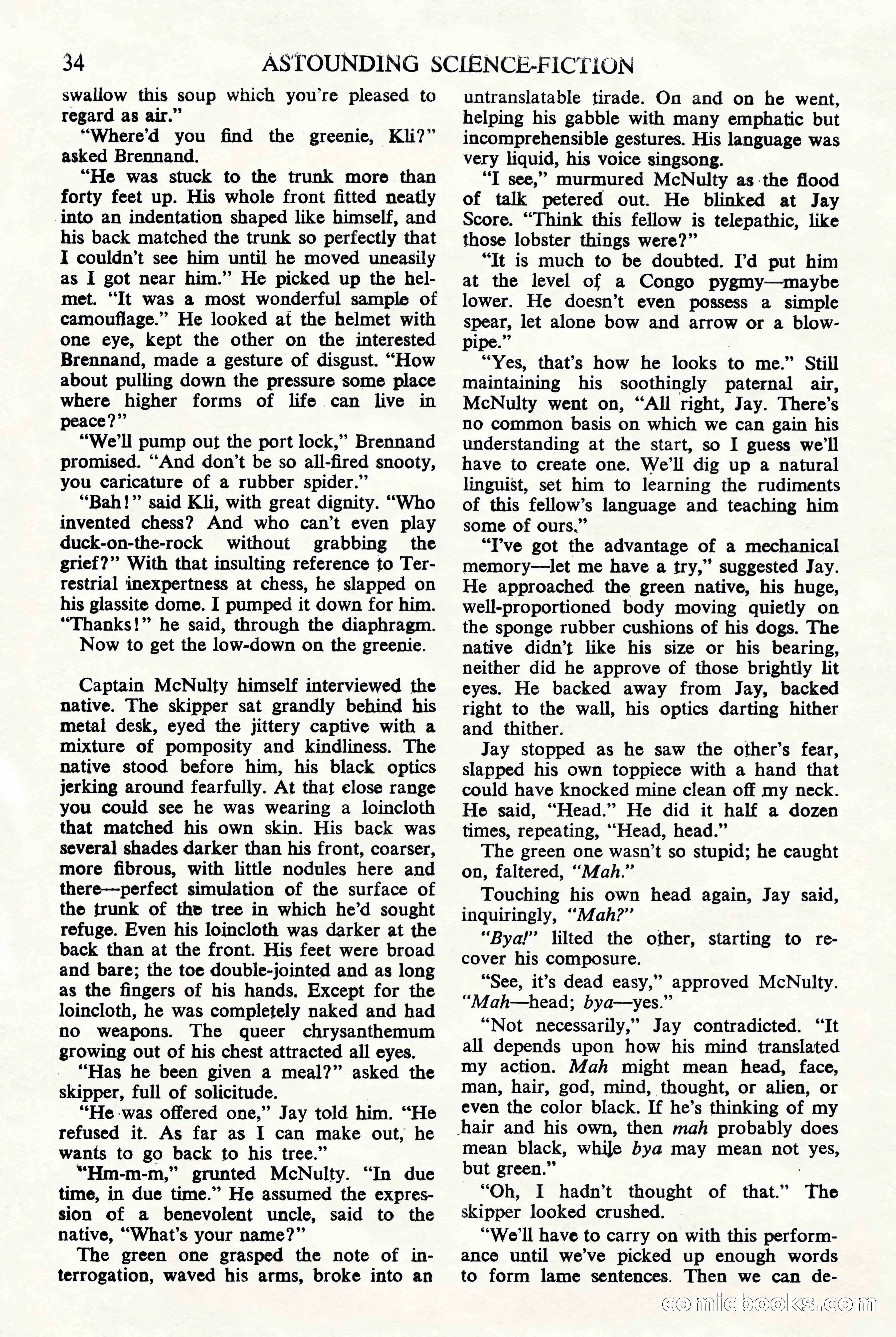 Astounding Science Fiction (UK Edition) — page 36 of 68