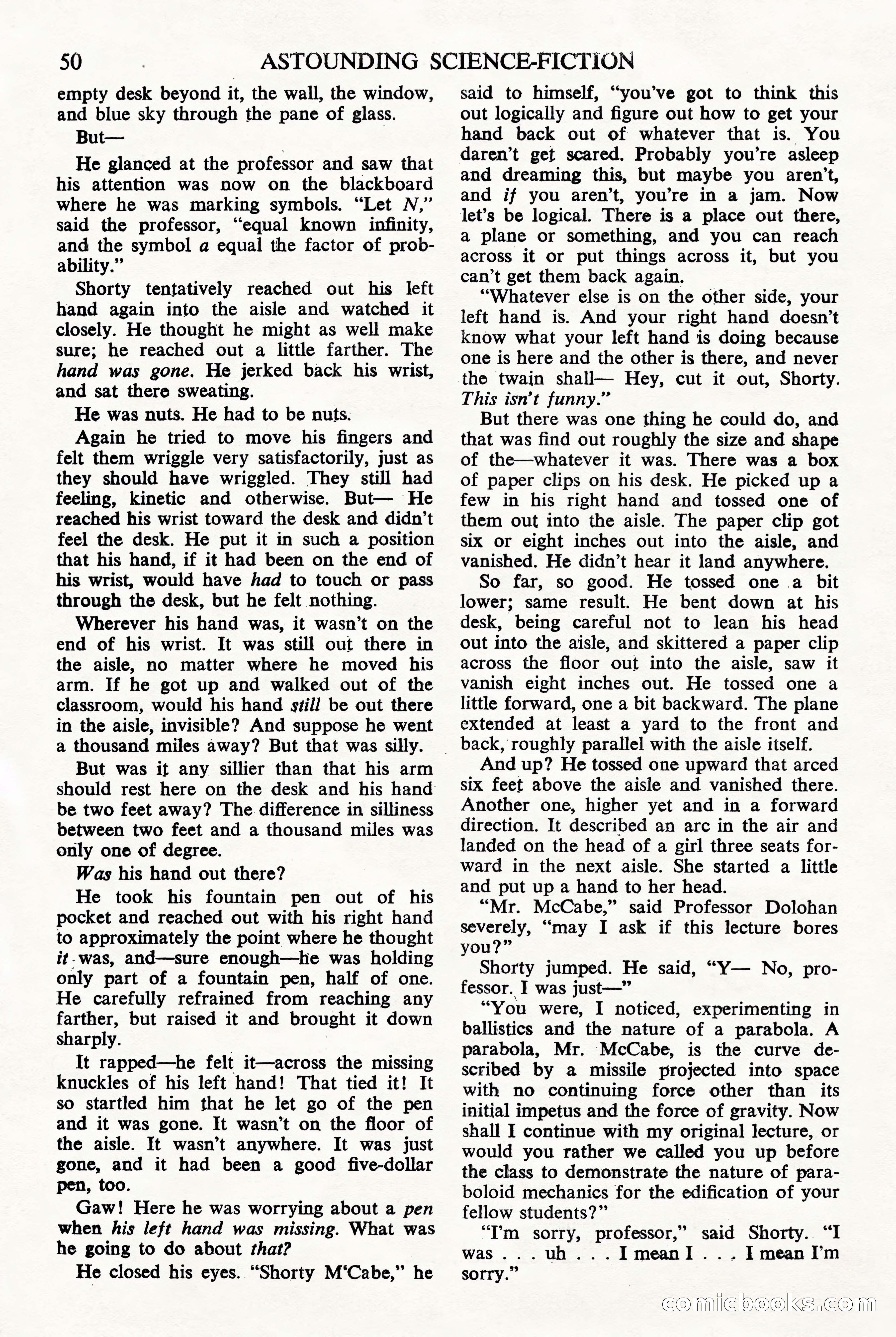 Astounding Science Fiction (UK Edition) — page 52 of 68