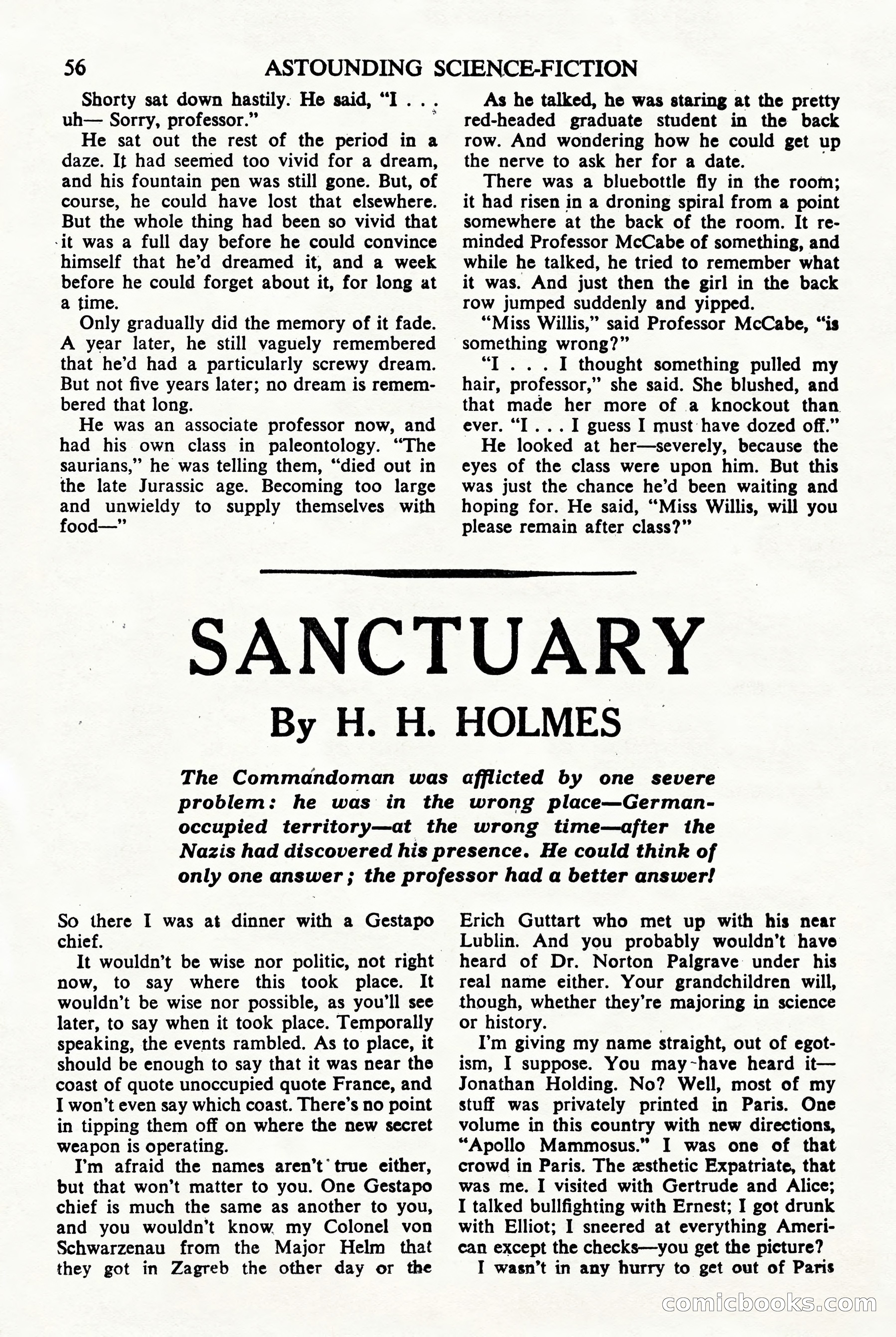 Astounding Science Fiction (UK Edition) — page 58 of 68