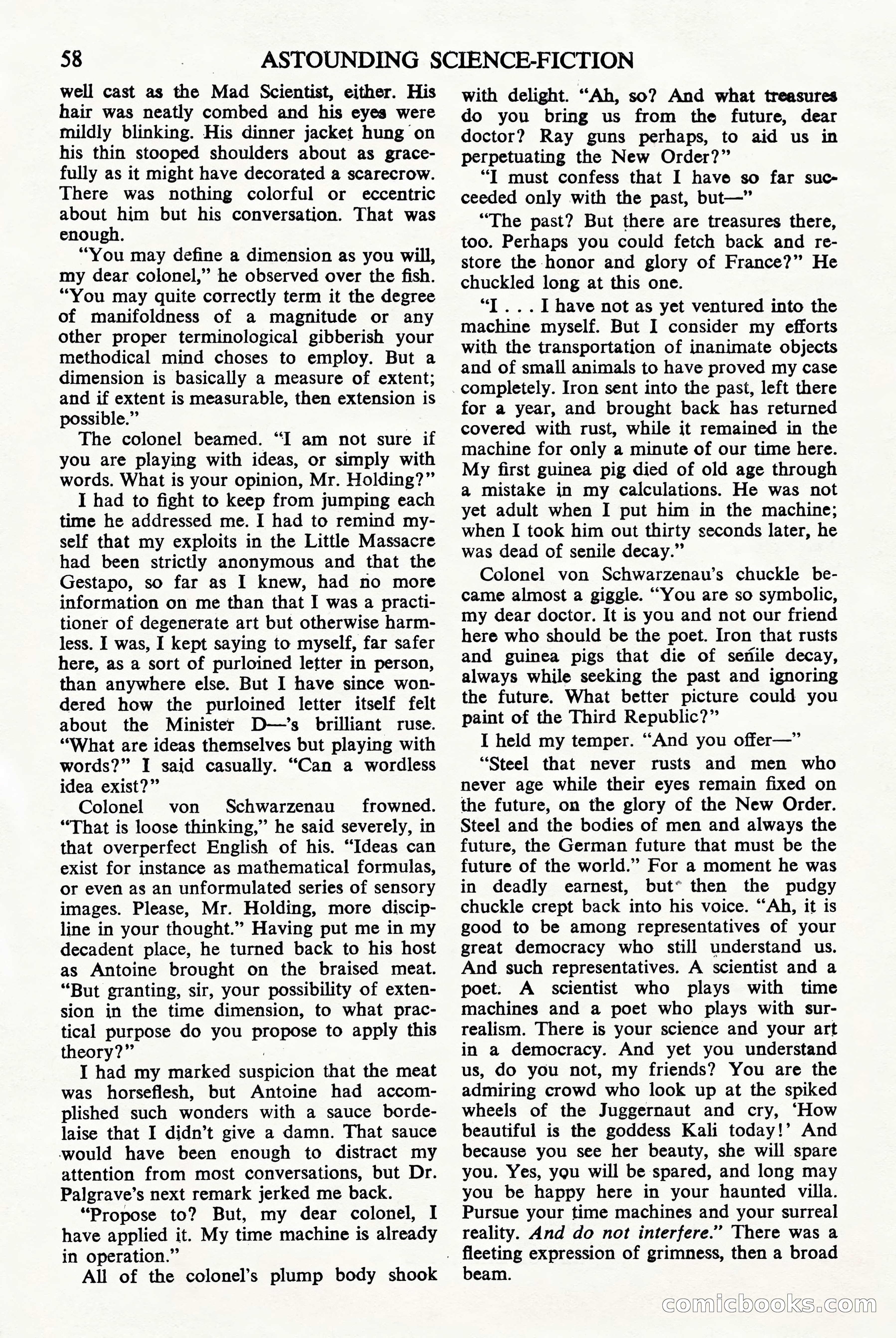 Astounding Science Fiction (UK Edition) — page 60 of 68