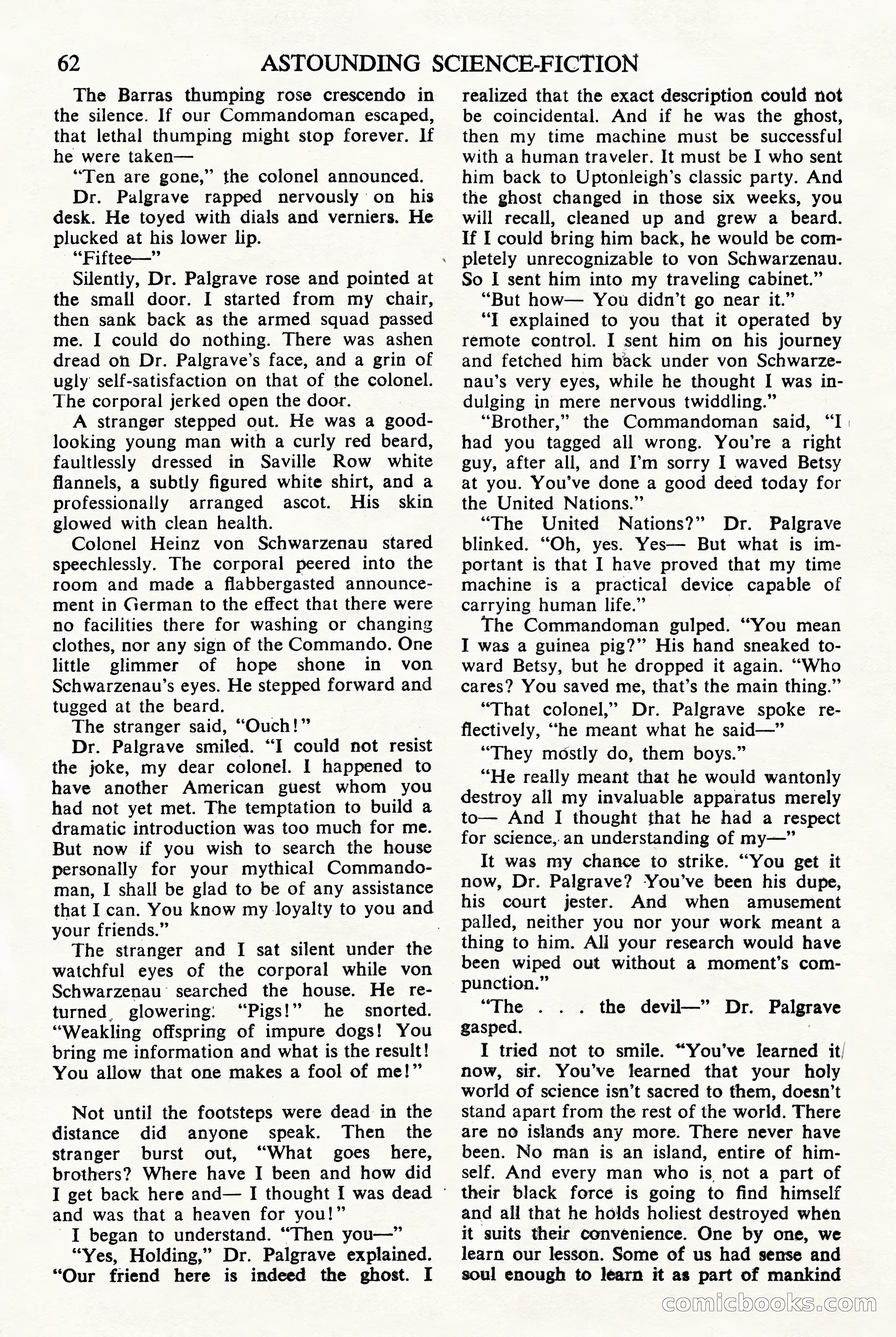 Astounding Science Fiction (UK Edition) — page 64 of 68