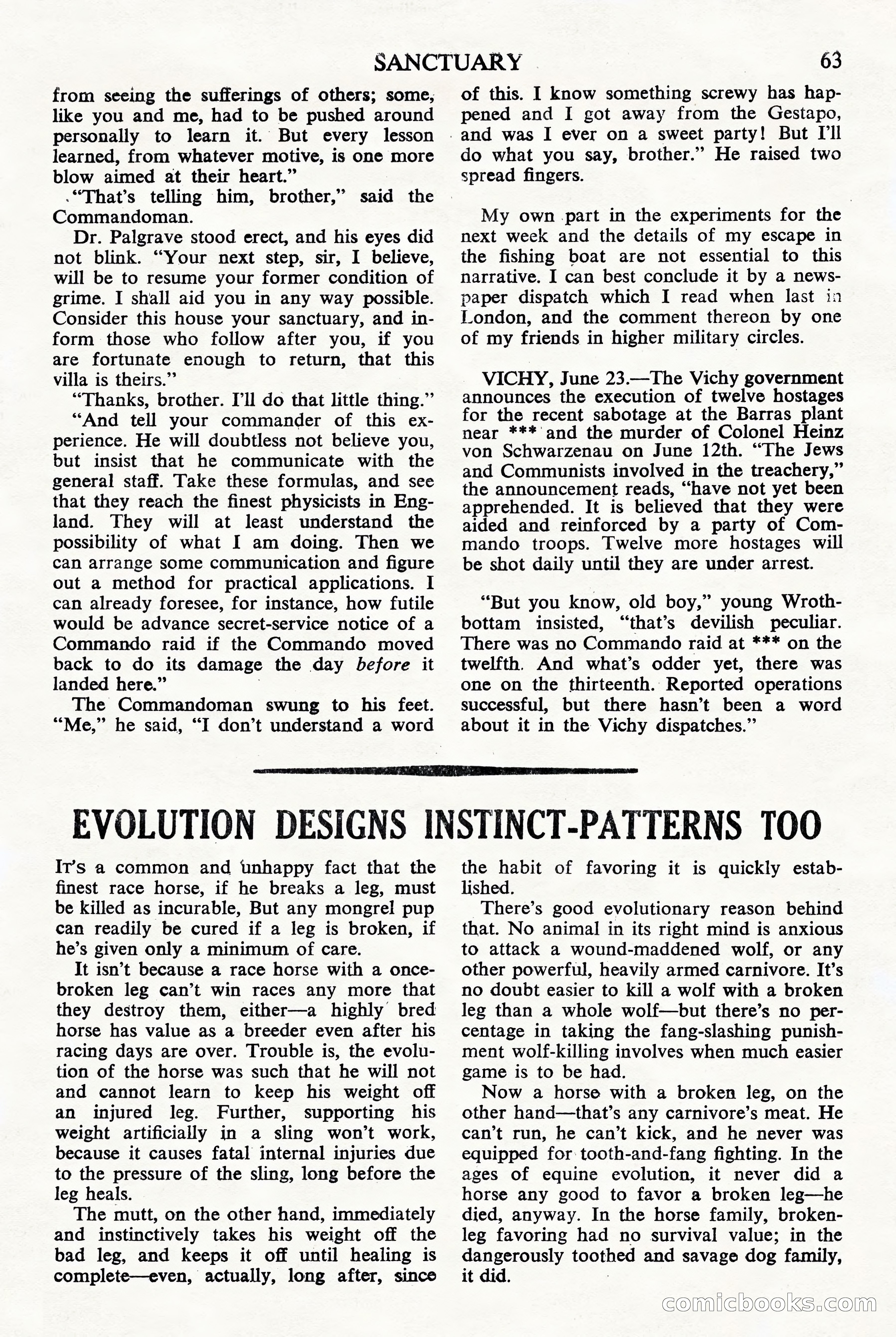 Astounding Science Fiction (UK Edition) — page 65 of 68