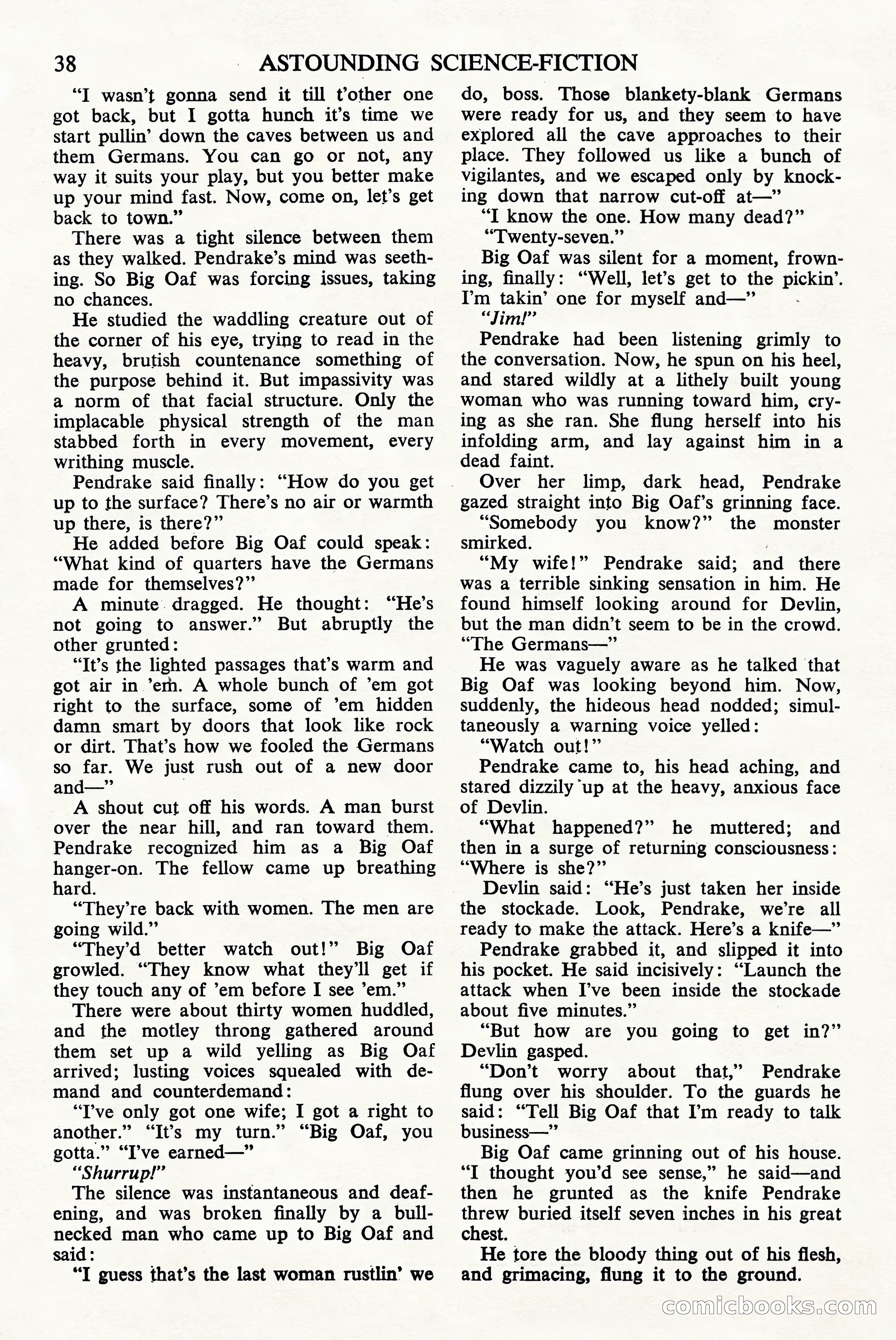 Astounding Science Fiction (British Edition), April 1944 — page 40 of 68