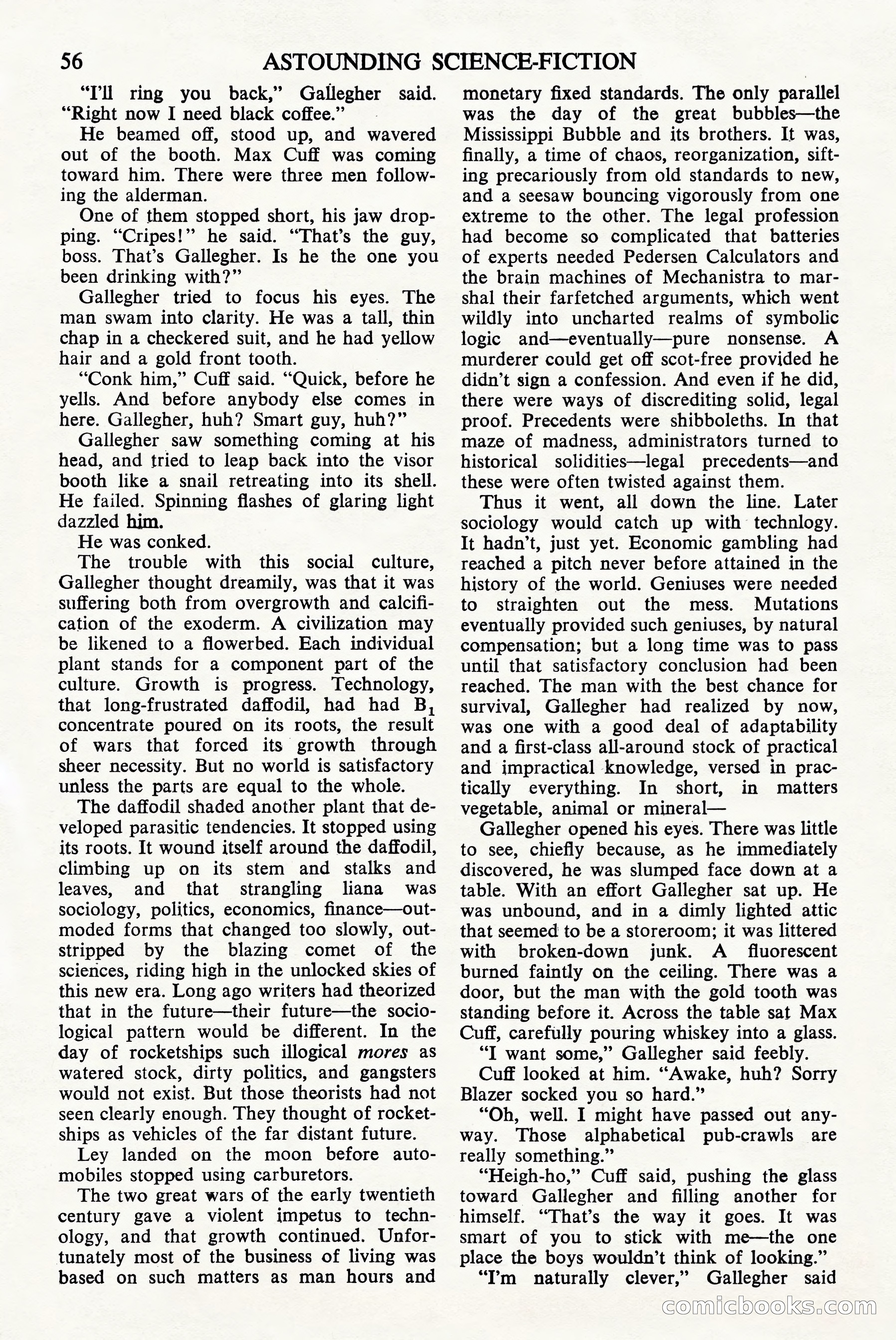 Astounding Science Fiction (British Edition), April 1944 — page 58 of 68
