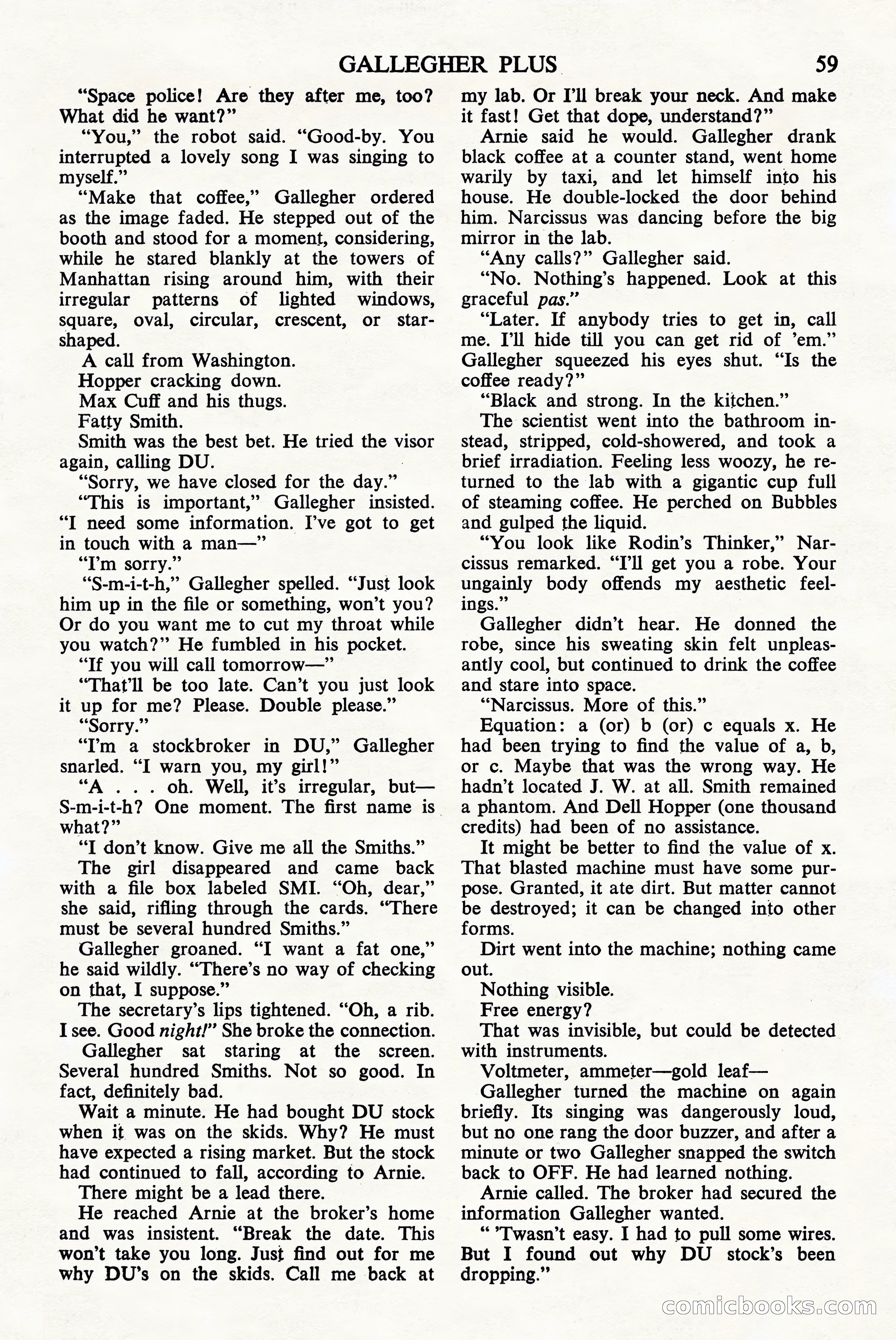 Astounding Science Fiction (British Edition), April 1944 — page 61 of 68