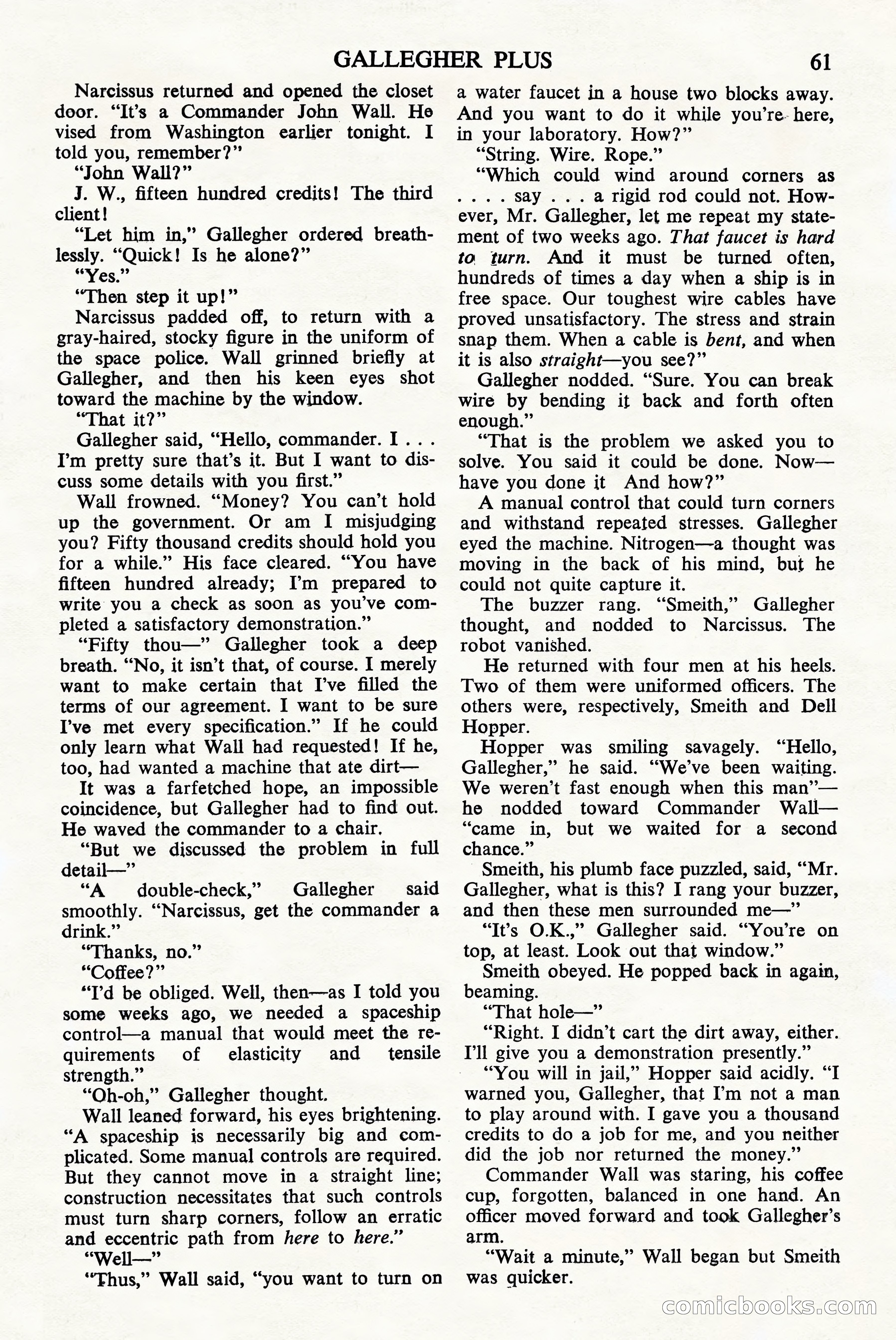 Astounding Science Fiction (British Edition), April 1944 — page 63 of 68