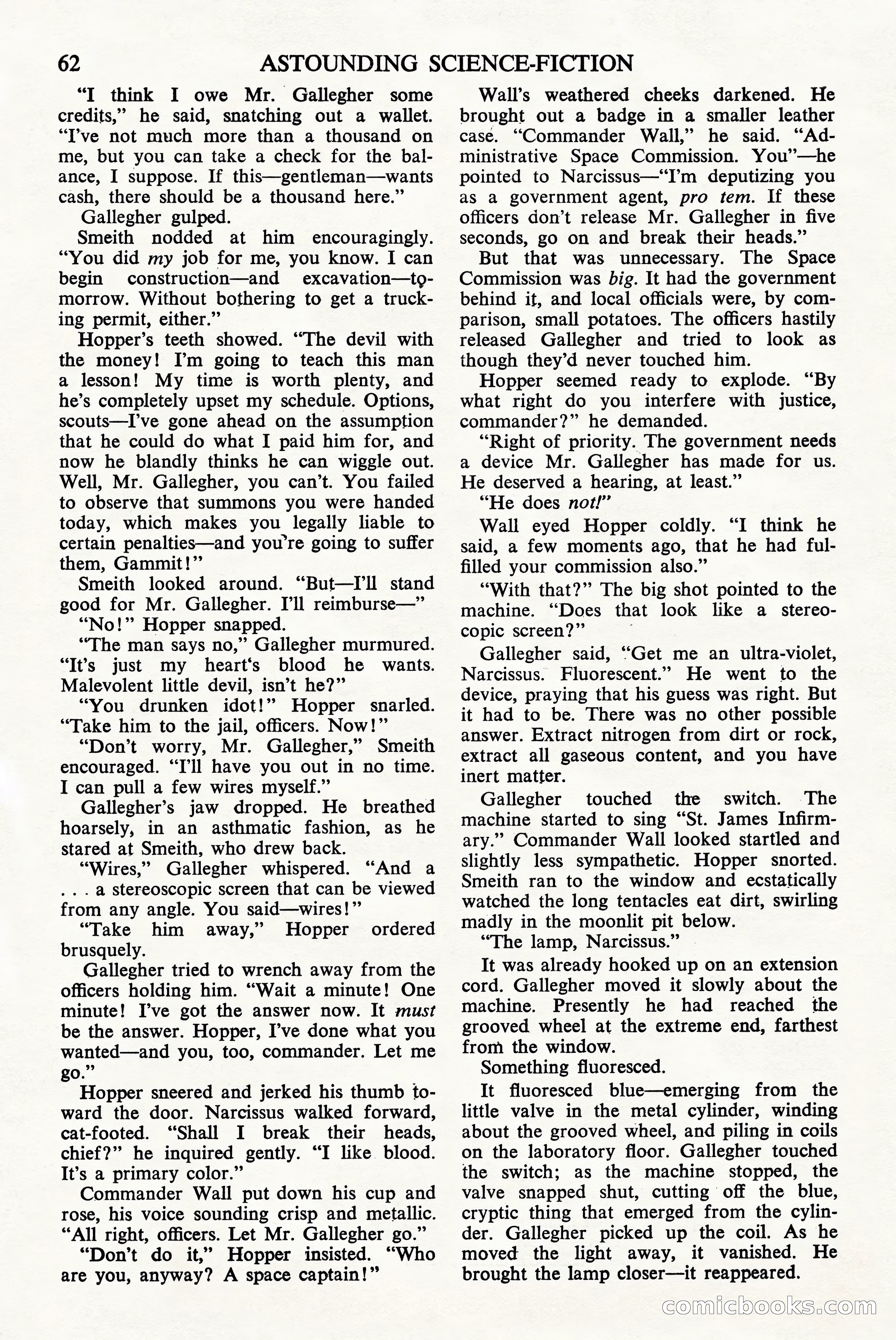 Astounding Science Fiction (British Edition), April 1944 — page 64 of 68