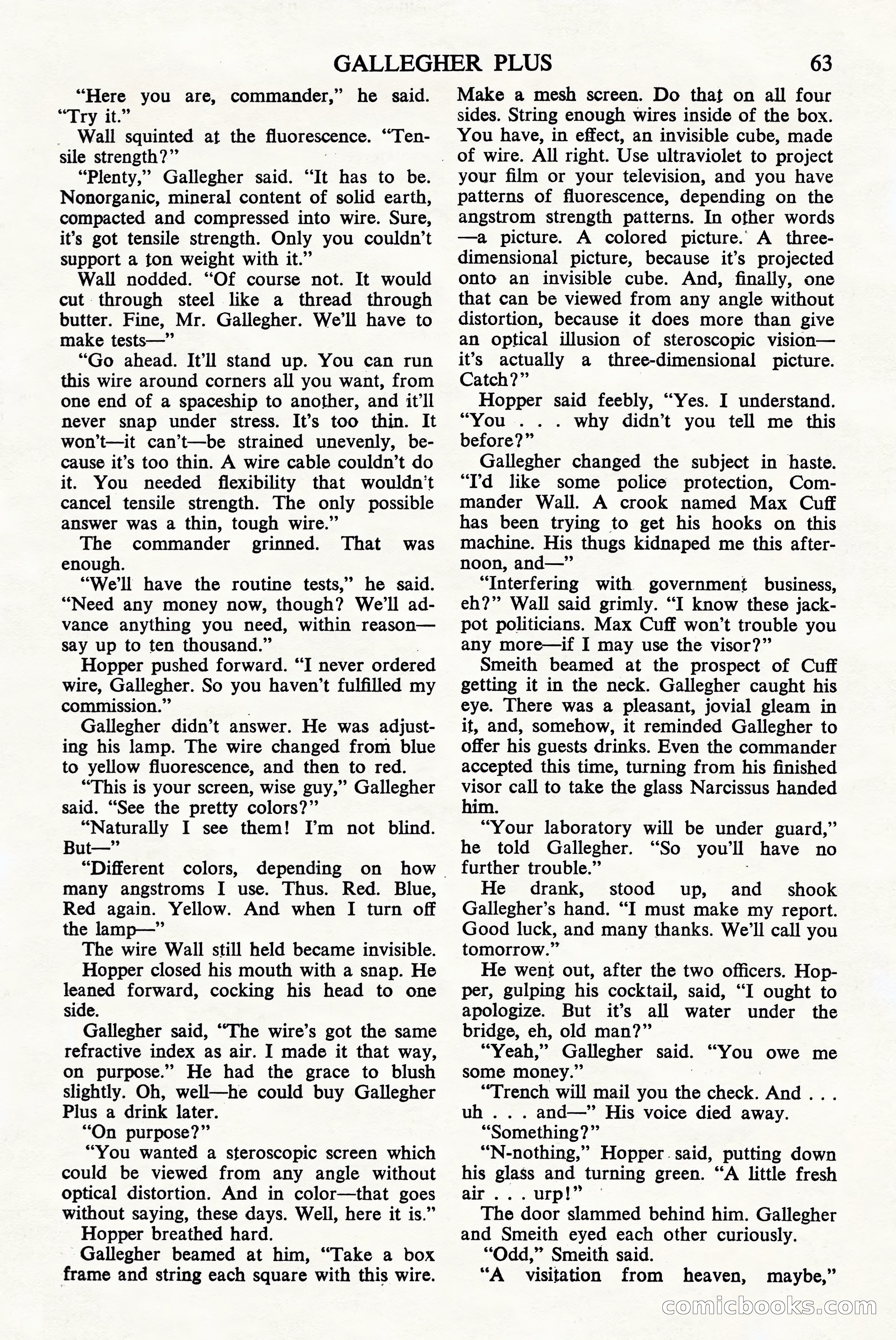 Astounding Science Fiction (British Edition), April 1944 — page 65 of 68