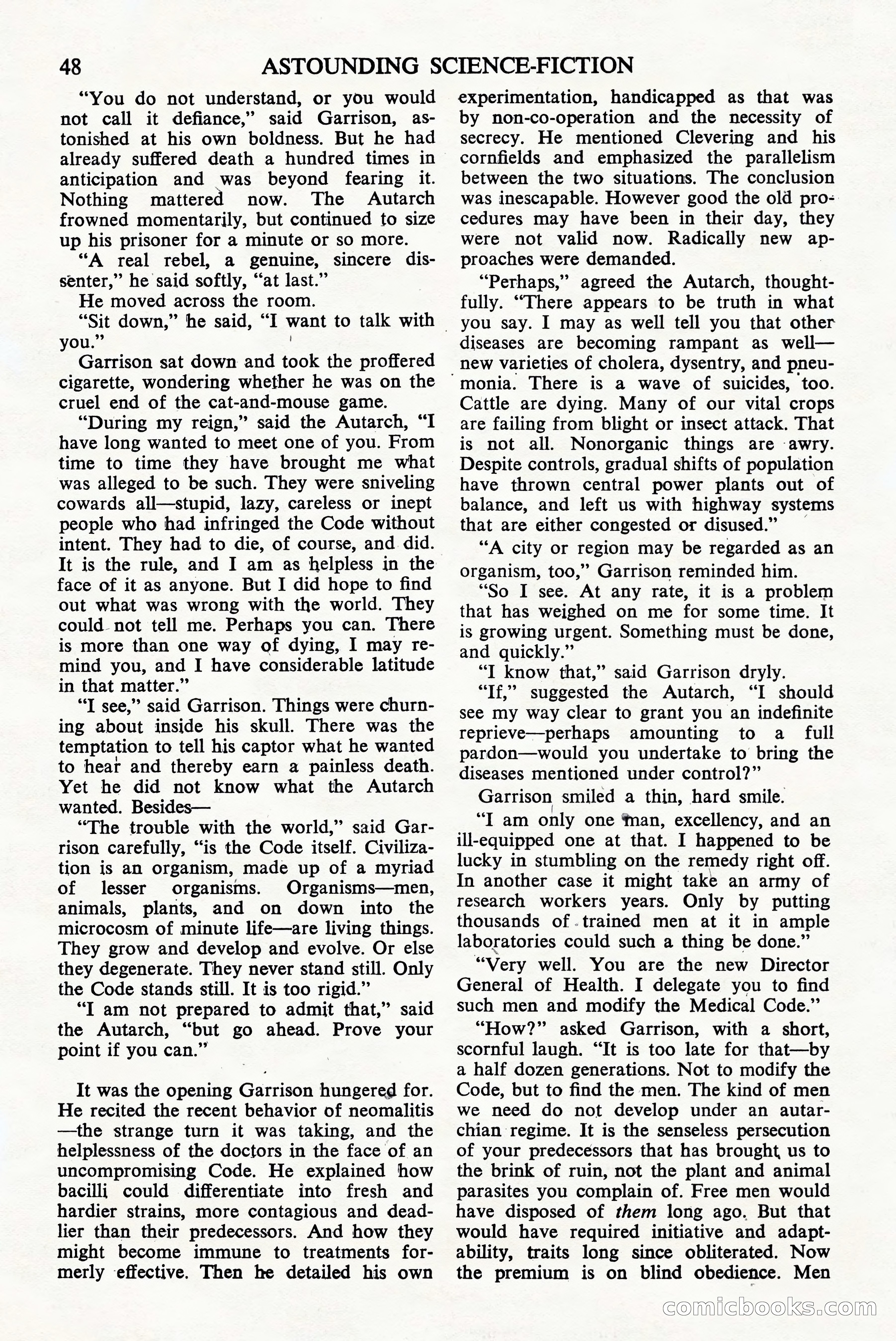 Astounding Science Fiction, June 1944 (British Edition) — page 50 of 68