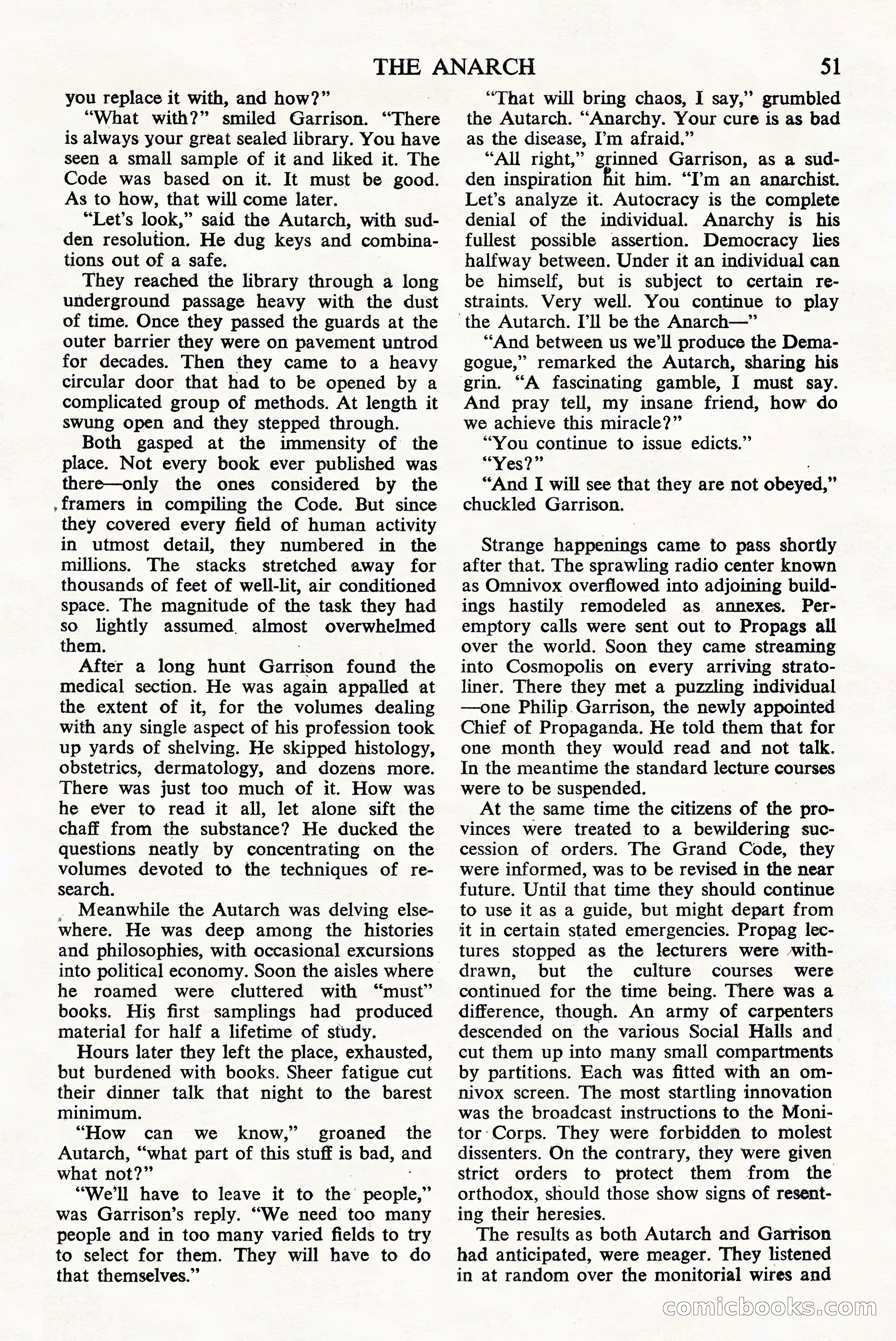 Astounding Science Fiction, June 1944 (British Edition) — page 53 of 68