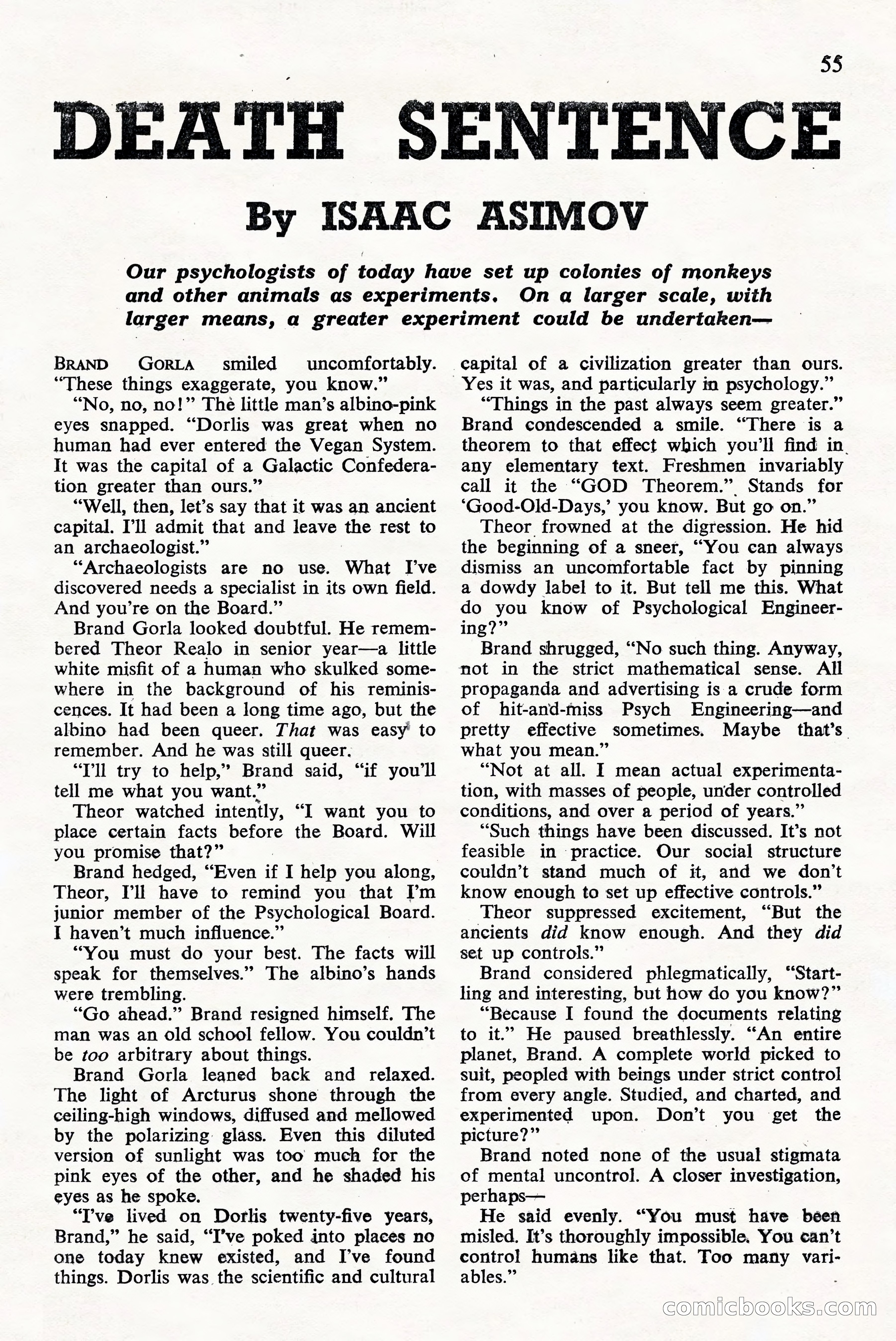 Astounding Science Fiction, June 1944 (British Edition) — page 57 of 68