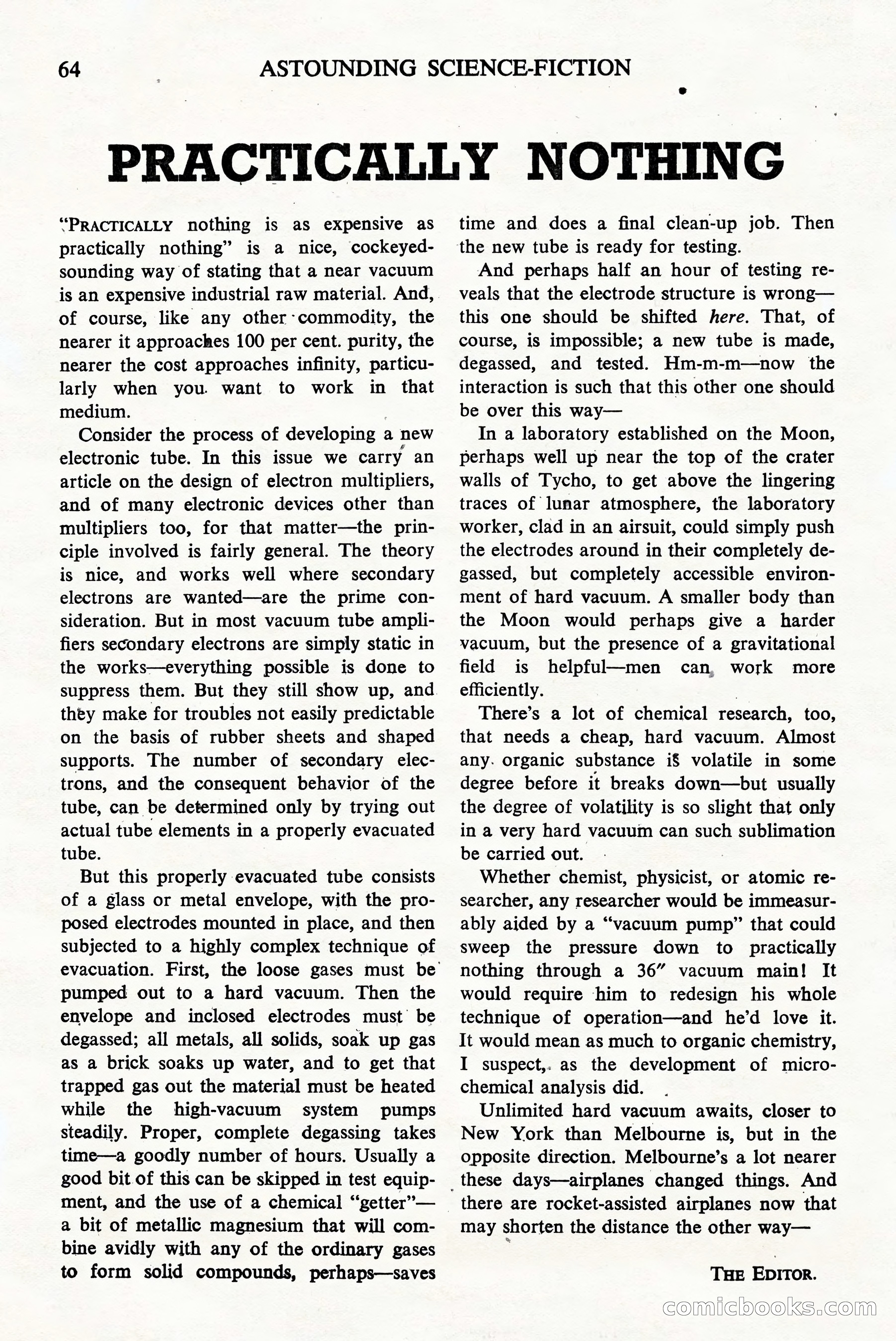 Astounding Science Fiction, June 1944 (British Edition) — page 66 of 68