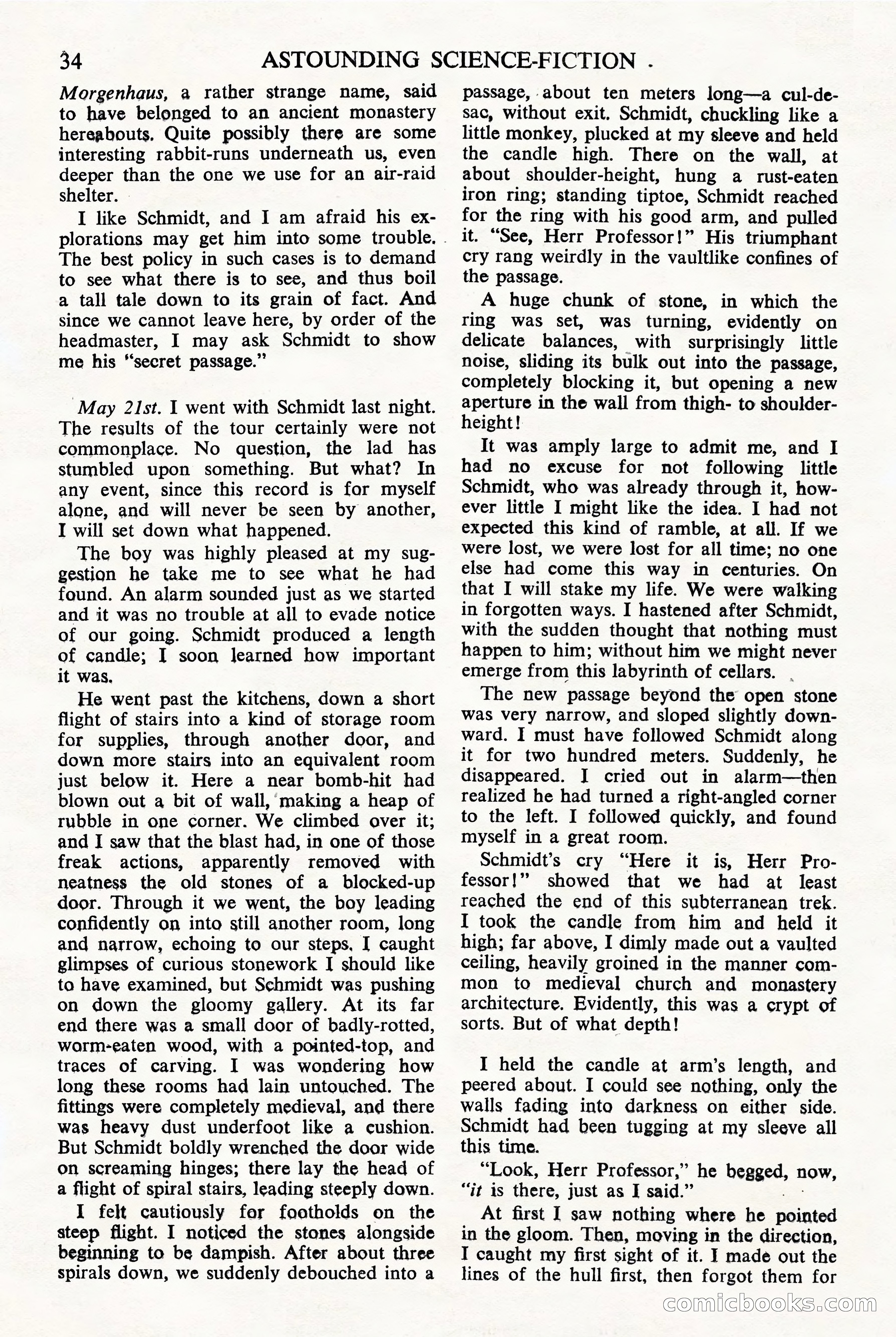 Astounding Science Fiction (British Edition), August 1944 — page 36 of 68