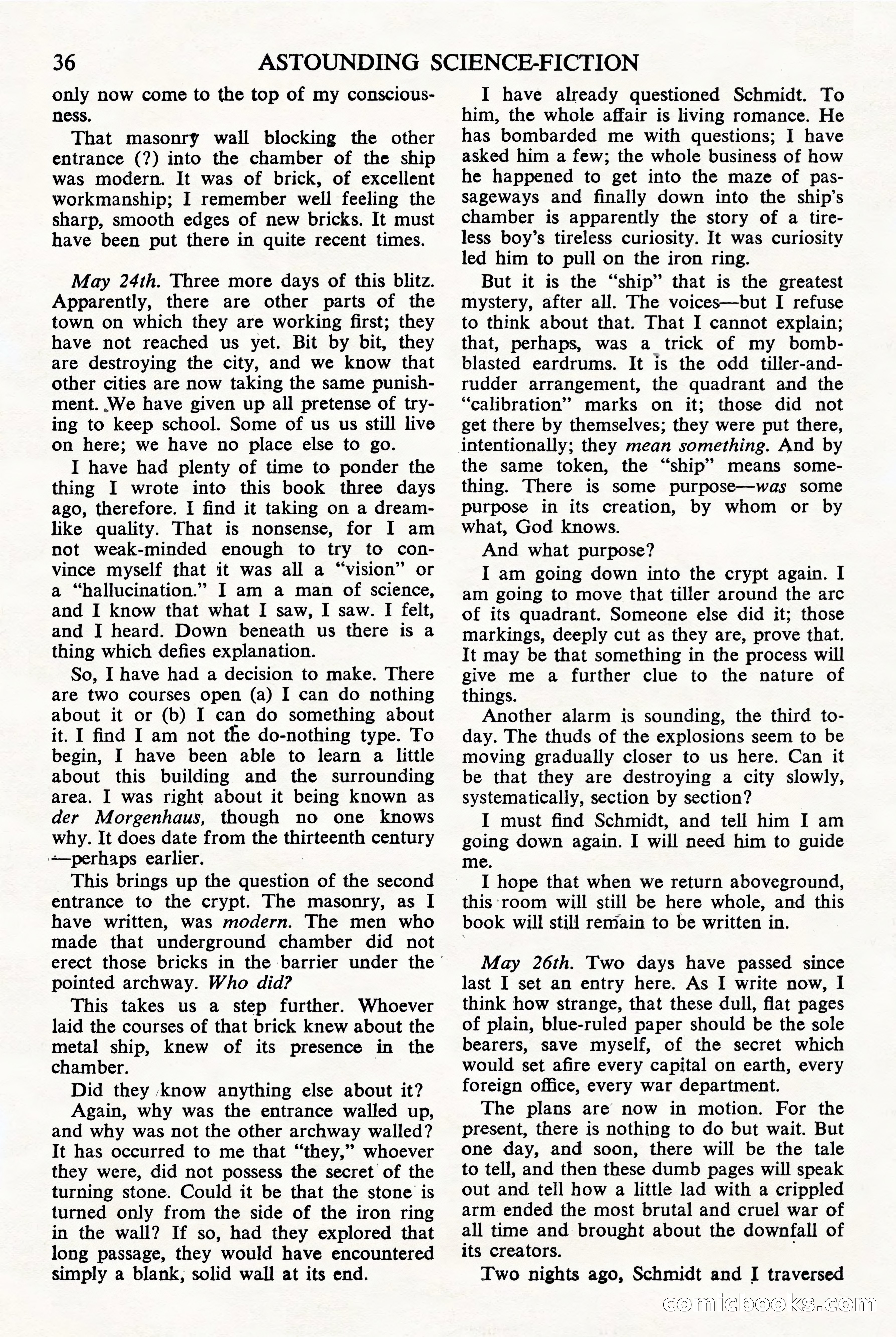 Astounding Science Fiction (British Edition), August 1944 — page 38 of 68