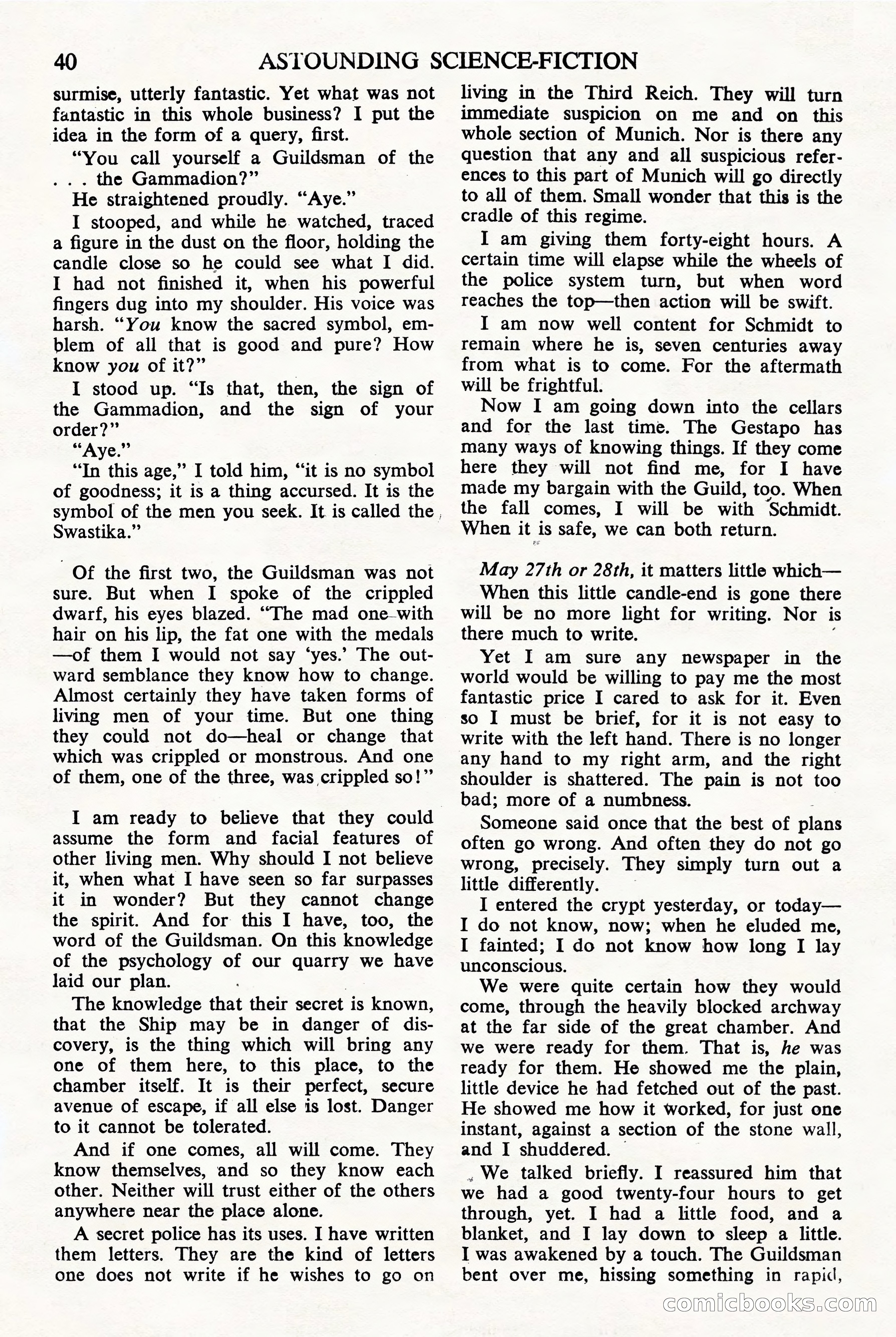 Astounding Science Fiction (British Edition), August 1944 — page 42 of 68