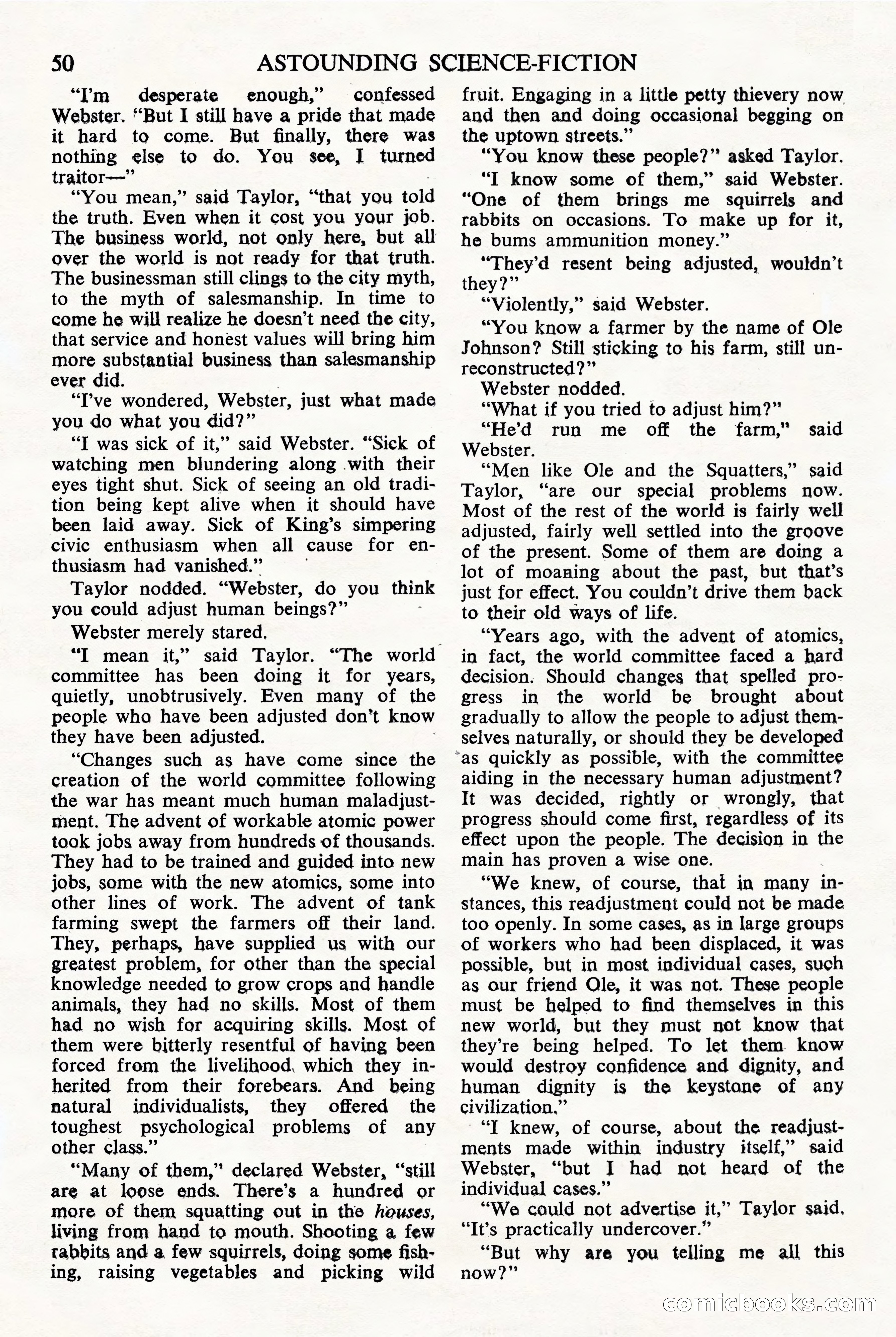 Astounding Science Fiction (British Edition), August 1944 — page 52 of 68